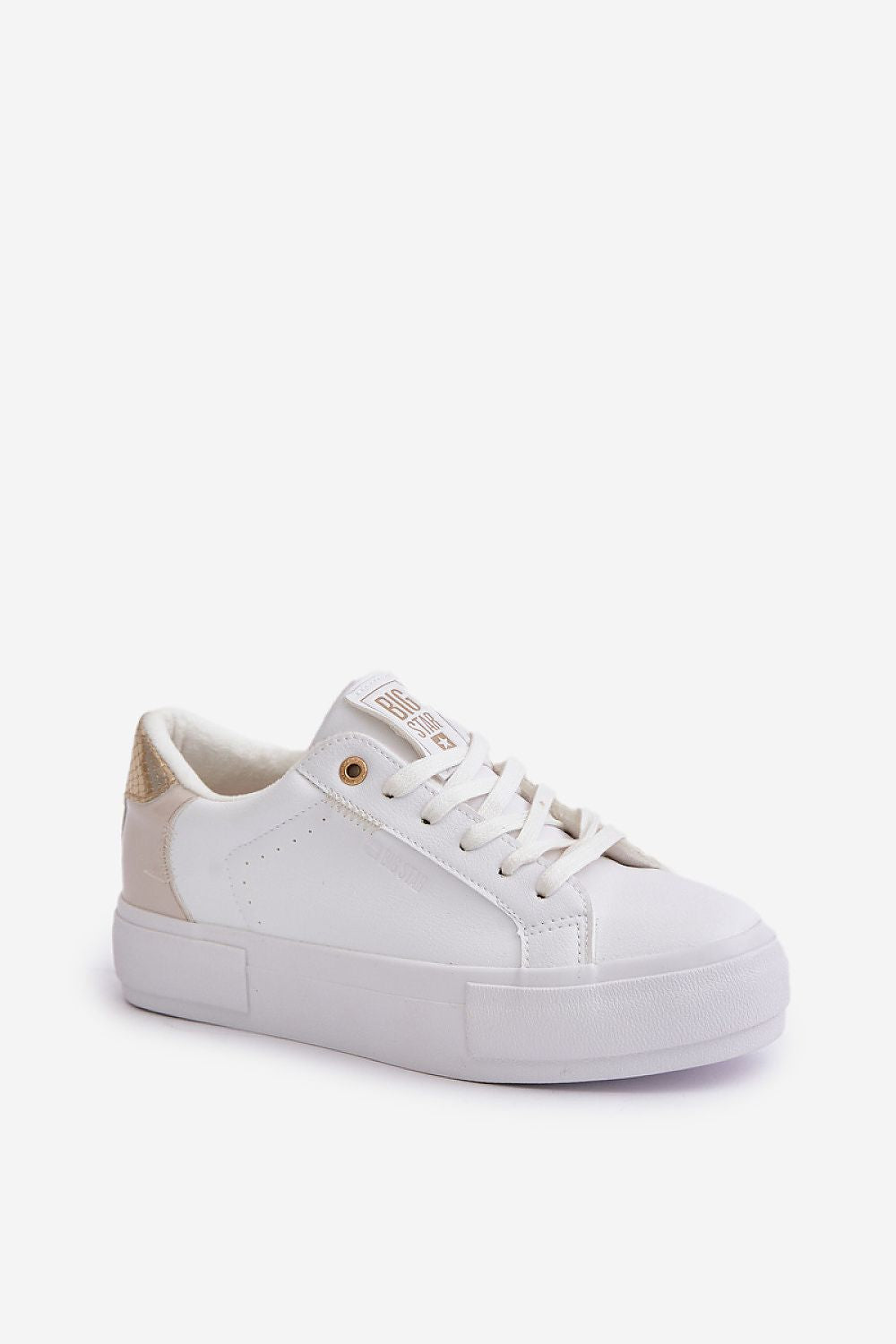 Women's BIG STAR Eco Leather Platform Sneakers, 6.5cm Height, Insulated Autumn-Winter Style