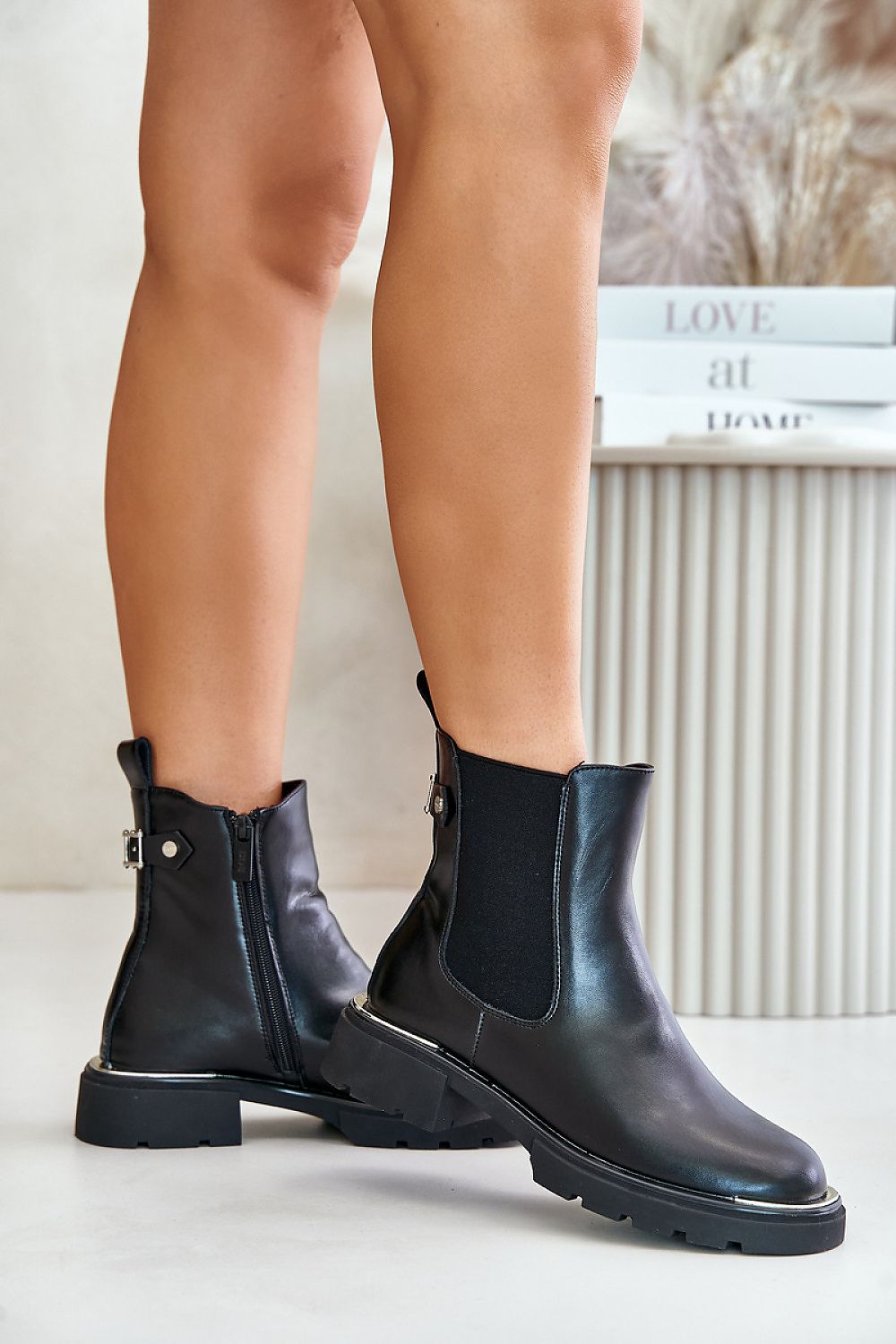 Goe Jodhpur Boots - Natural Leather, Insulated Comfort, Available in EU Sizes 36-40