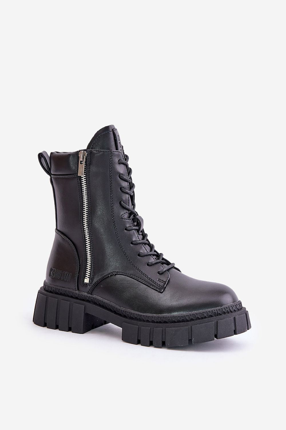 Big Star Eco Leather Worker Boots with Insulation – Comfort & Style in Sizes EU 36-41