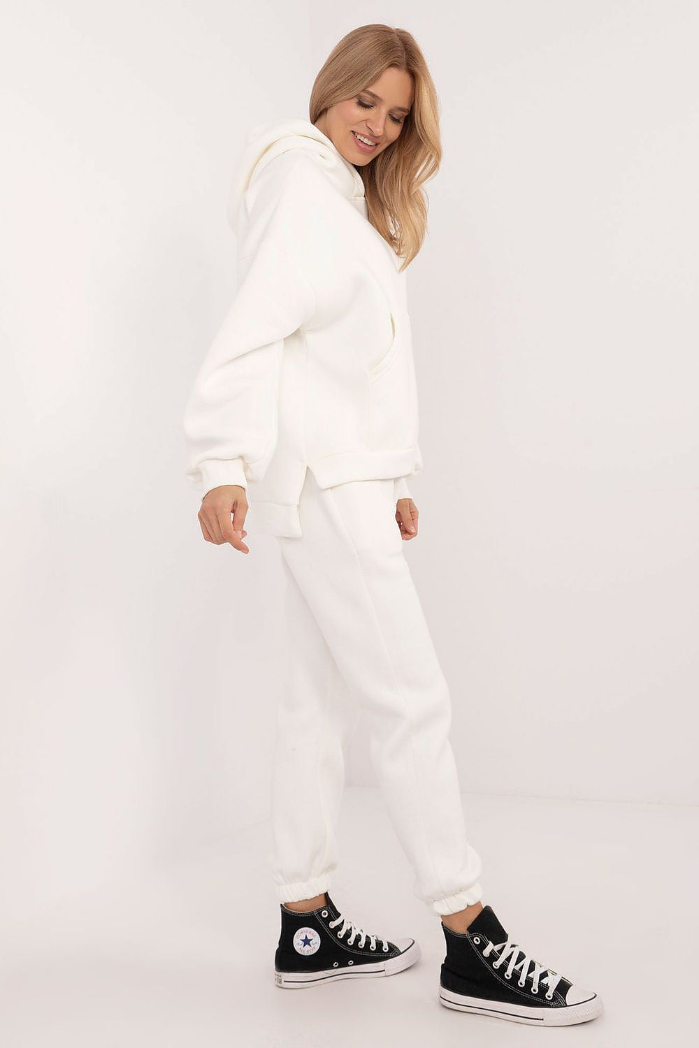 Warmed women's casual sweatshirt set eu size 0 - soft cot...