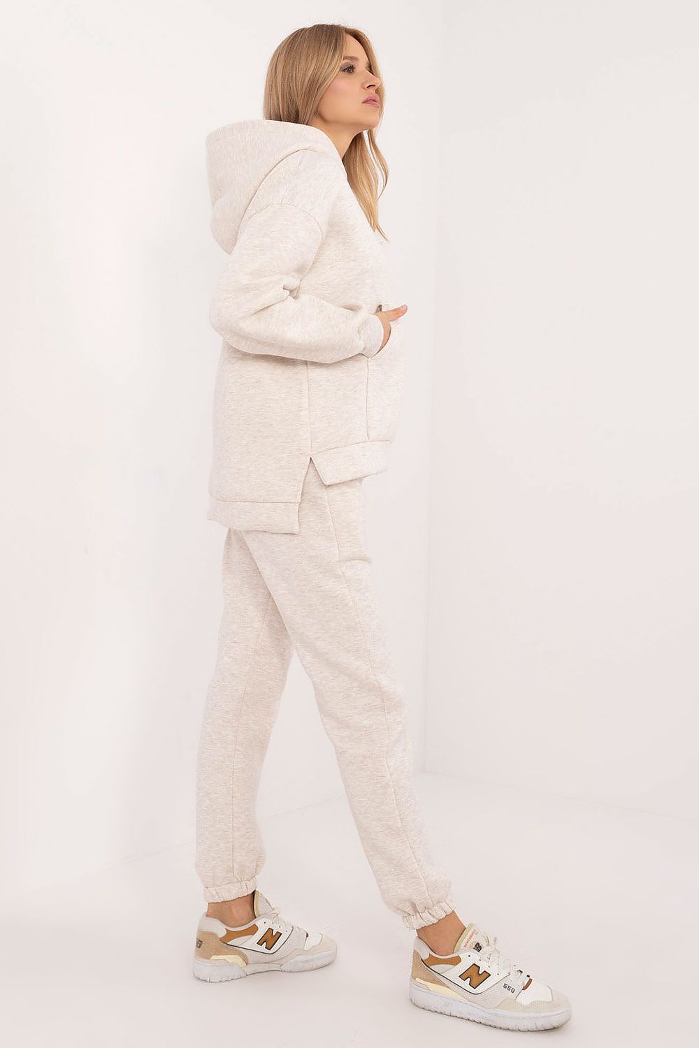Warmed women's casual sweatshirt set eu size 0 - soft cot...