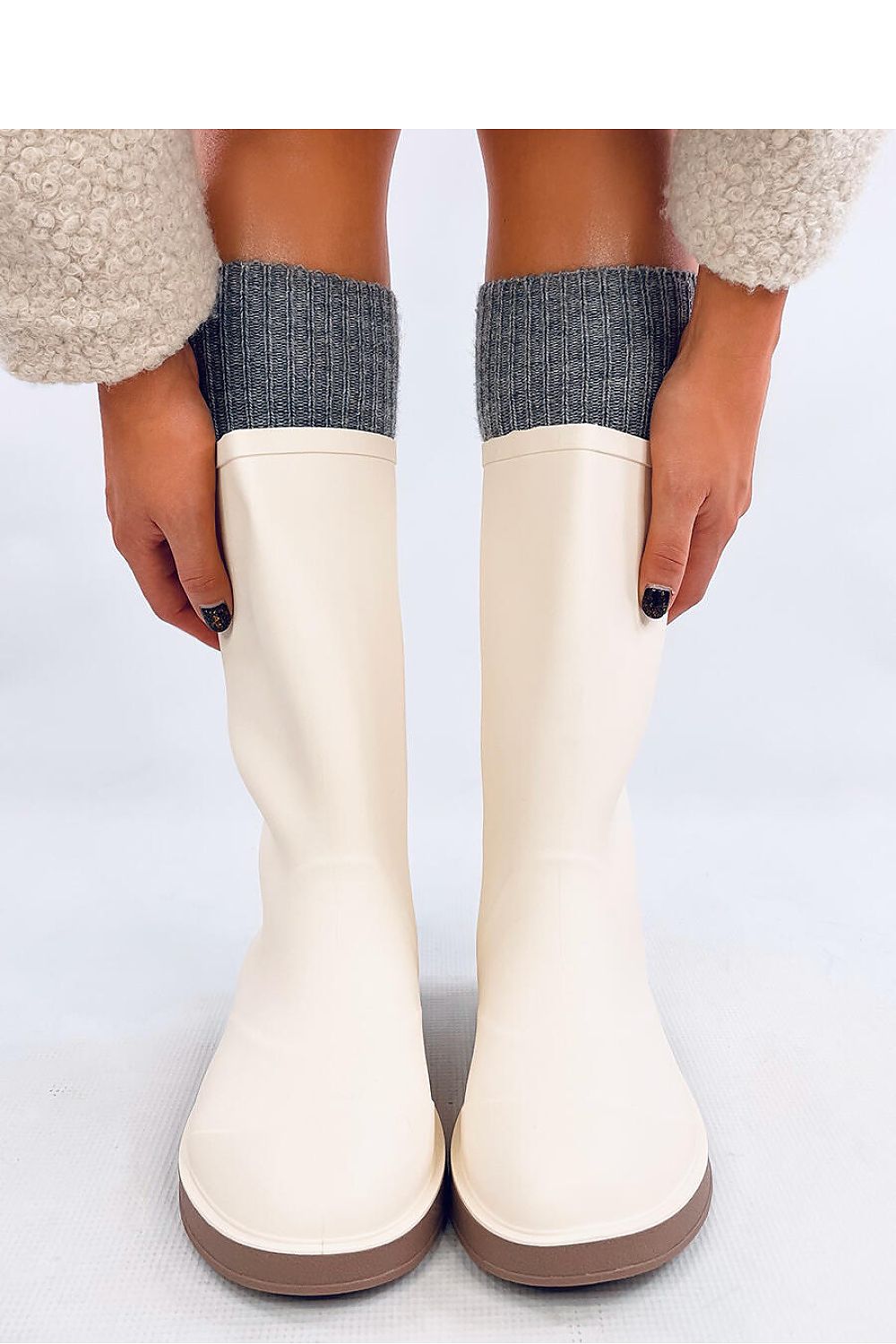 Luxury Women's Military Cut Wellington Boots Inello – Waterproof Rubber, Sizes EU 36-41