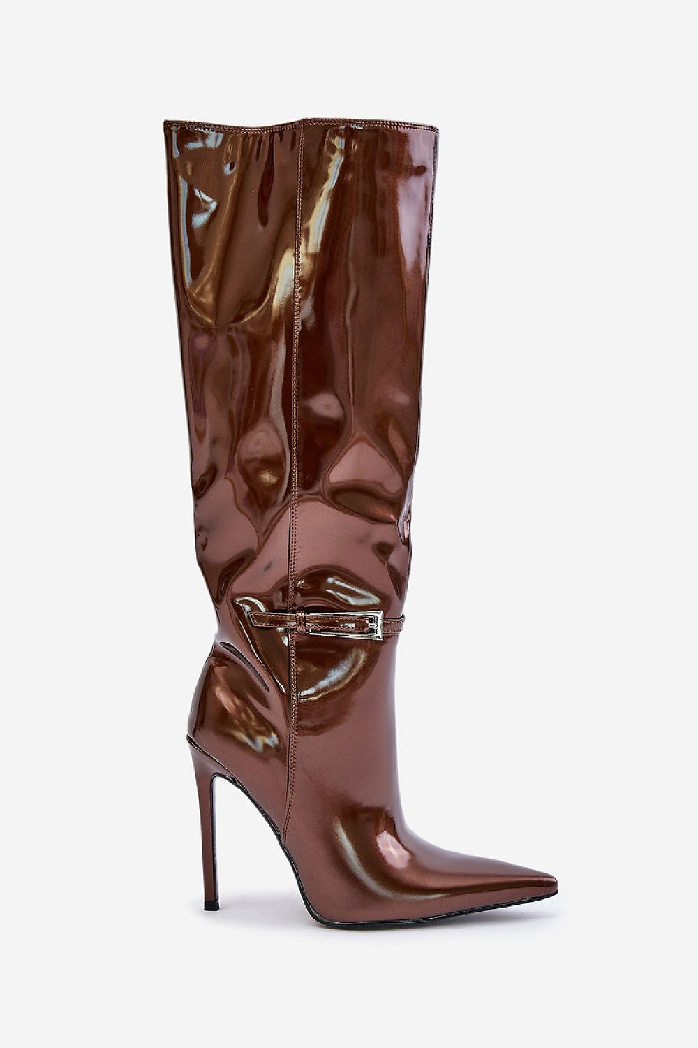Luxury Eco-Friendly Leather Women's Stiletto Heel Boots with Zipper - Sizes EU 36-41