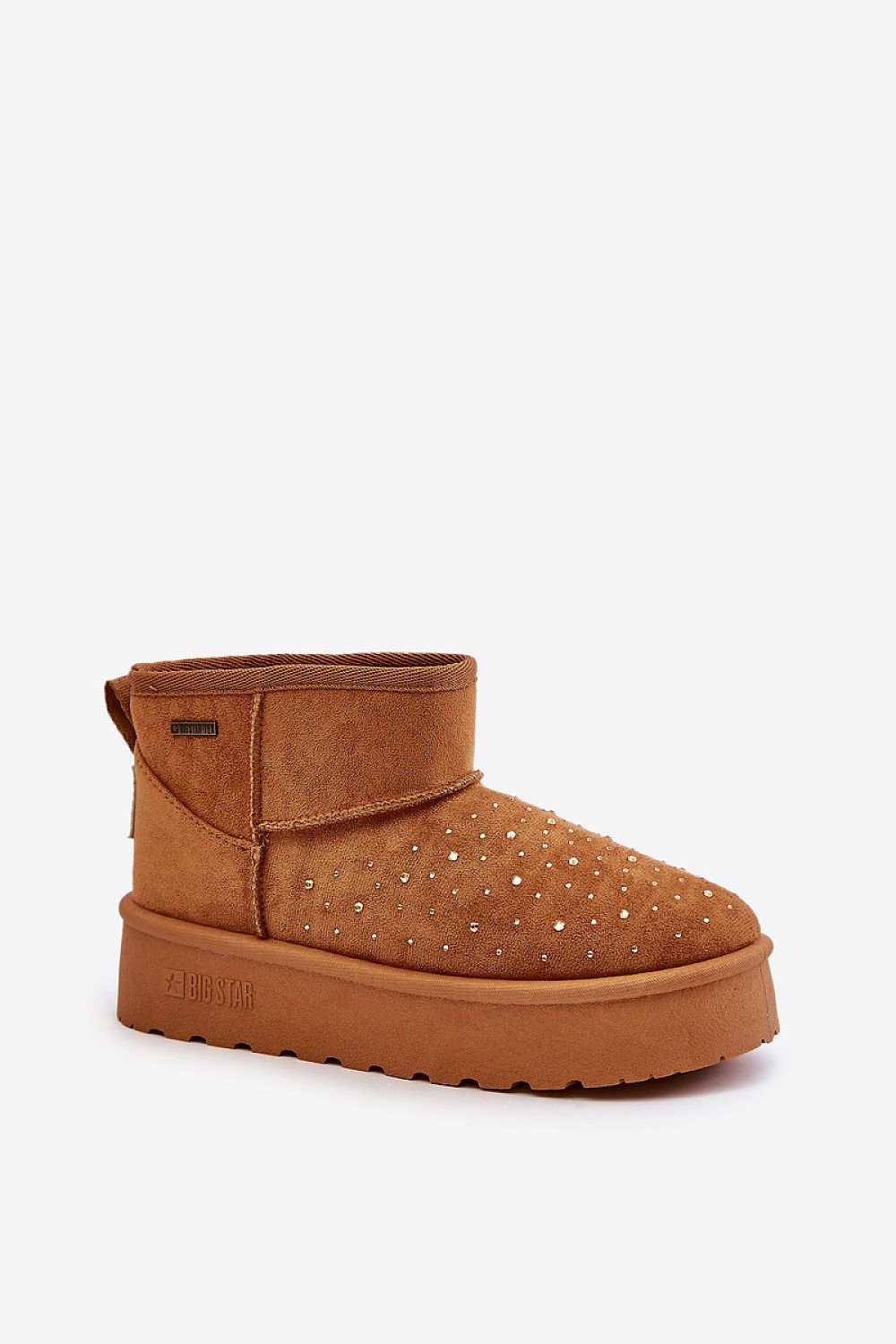 Luxury Big Star Snow Boots for Women - Waterproof, Fur-Lined, Platform Heel, EU Sizes 36-41