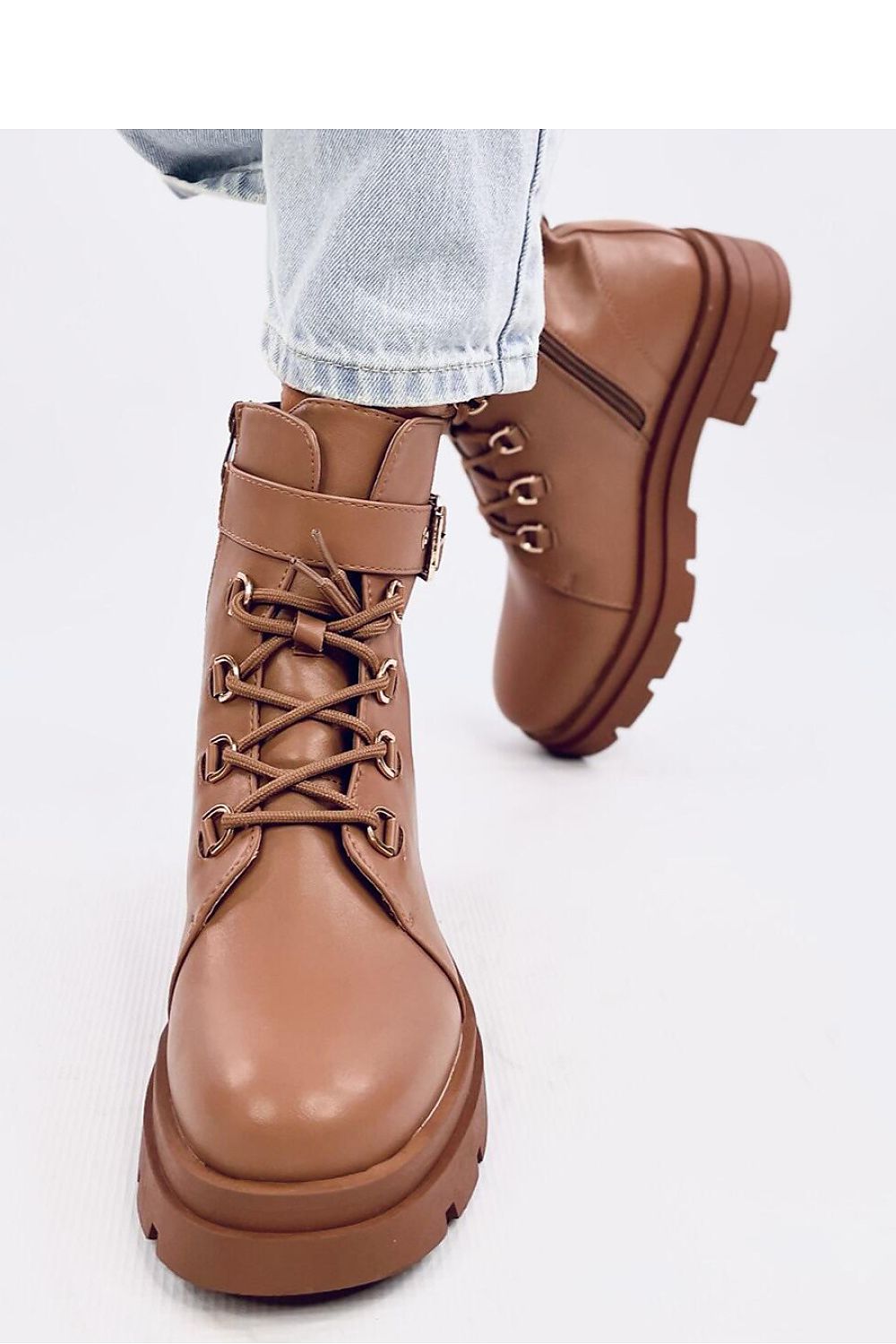 Luxury Women's Lace-Up Military Boots With Side Zipper, Soft Fur Lining, Sizes EU 36-41