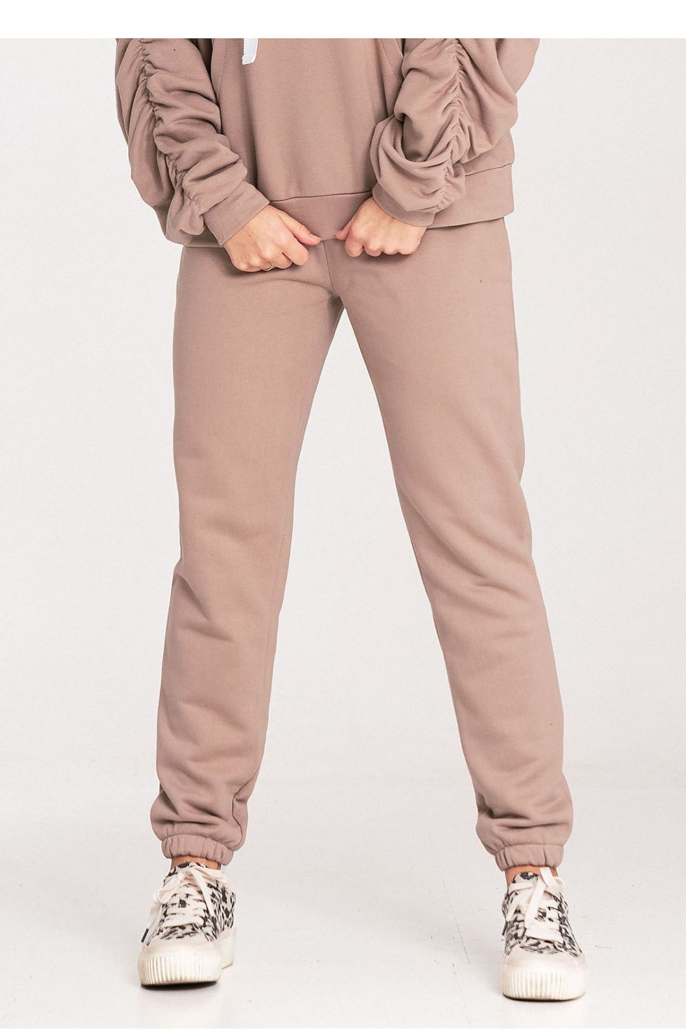 Figl Cotton Sweatpants with Wide Elastic Waistband - Stylish Track Trousers in Sizes S to XL