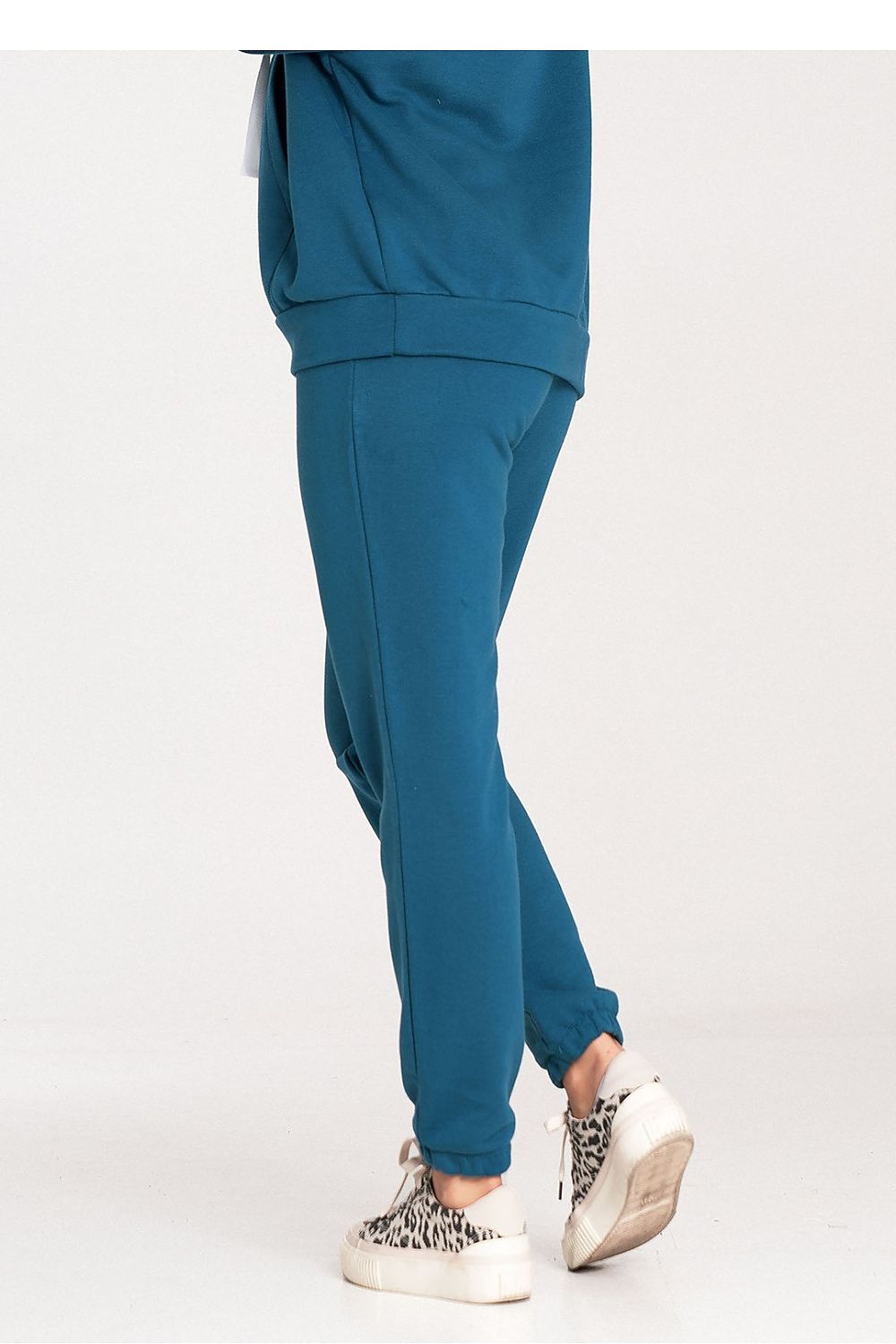 Figl Cotton Sweatpants with Wide Elastic Waistband - Stylish Track Trousers in Sizes S to XL