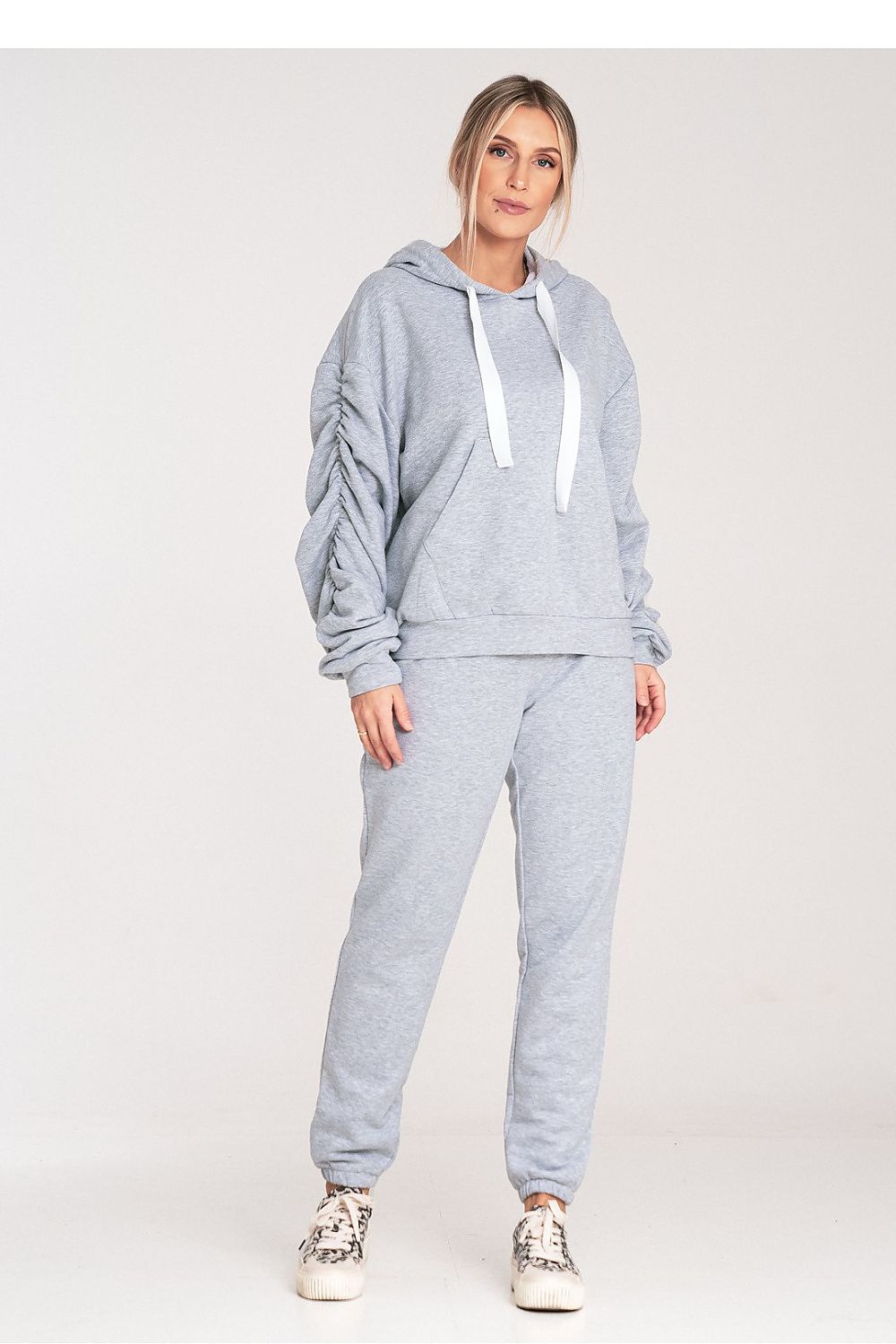 Figl Cotton Sweatpants with Wide Elastic Waistband - Stylish Track Trousers in Sizes S to XL