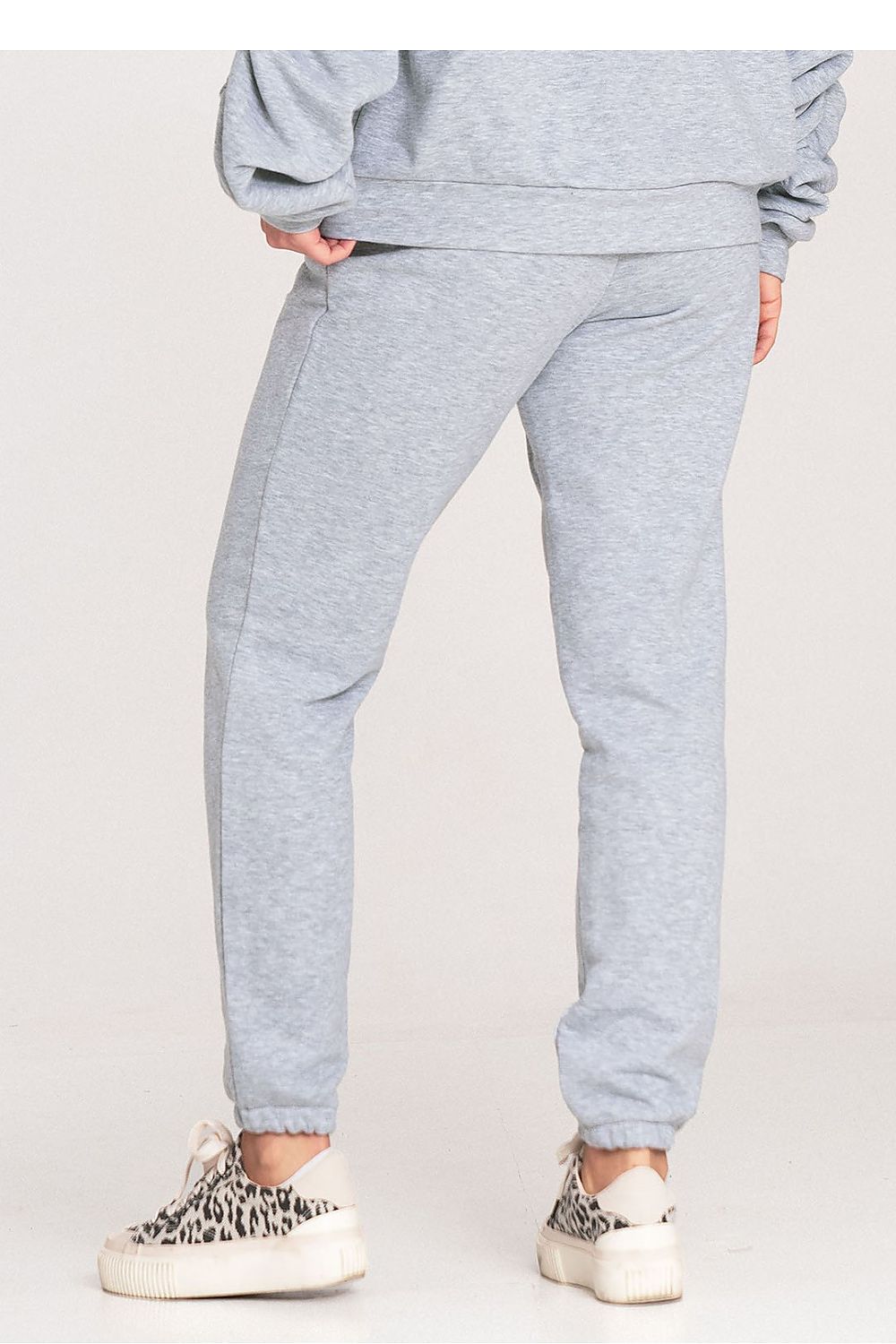 Figl Cotton Sweatpants with Wide Elastic Waistband - Stylish Track Trousers in Sizes S to XL