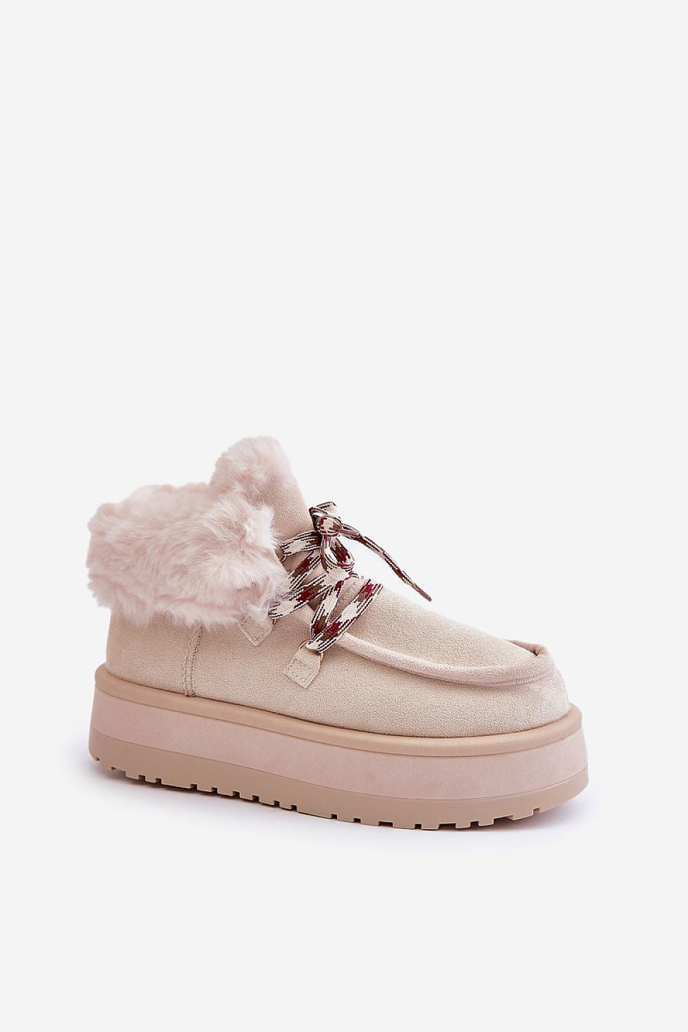 Luxury Women's Eco Suede Snow Boots with Fur Lining, Sizes EU 36-41, Perfect for Winter Outings