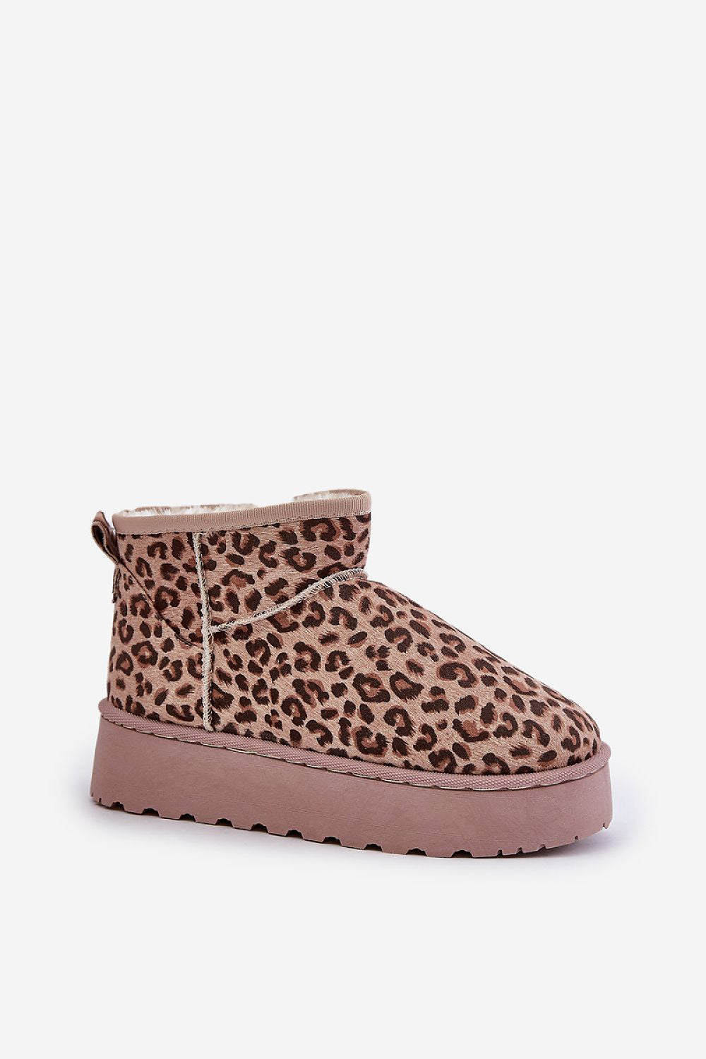 Luxury Eco Suede Snow Boots with Thick Faux Fur Lining, Ankle-High, Sizes EU 36-41