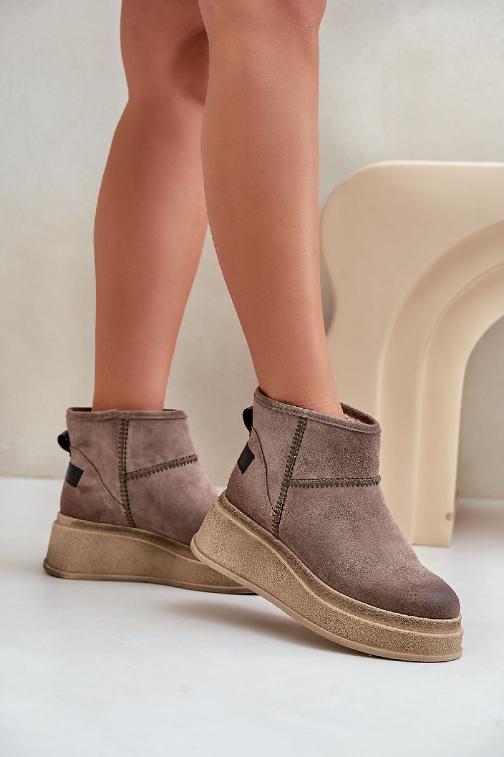 Luxury Women's Snow Boots with Fur Lining, Platform & Wedge Heel - Sizes EU 36-41