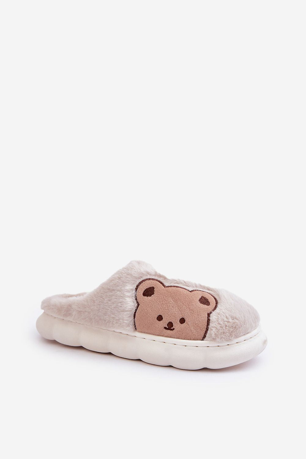 Luxury Furry Teddy Bear Slippers for Women - Sizes EU 36-41, Warm & Cozy Winter Footwear