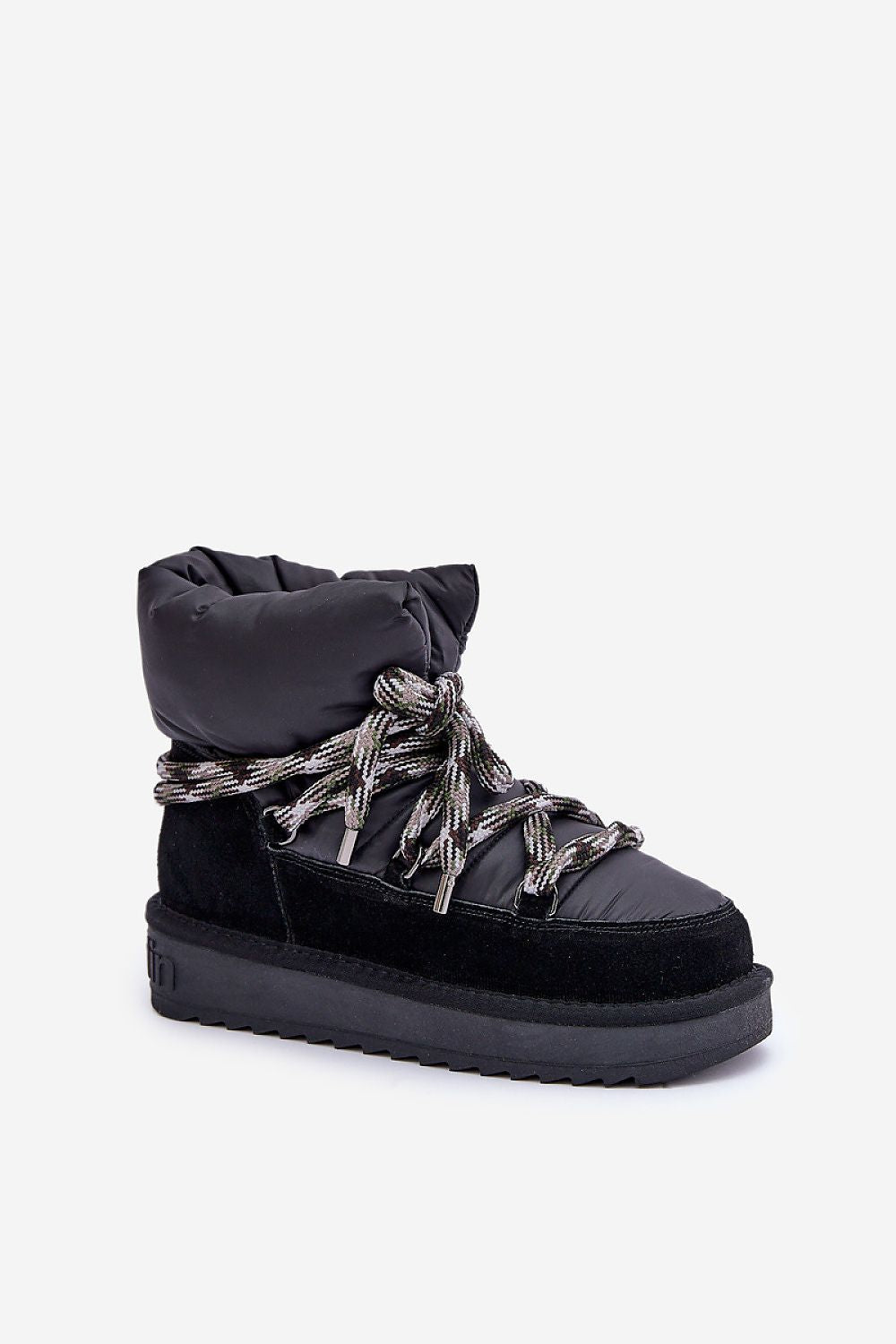 Luxury Women's Snow Boots in Natural Suede - Warm Fur Lining, Thick Lacing, EU Sizes 36-41