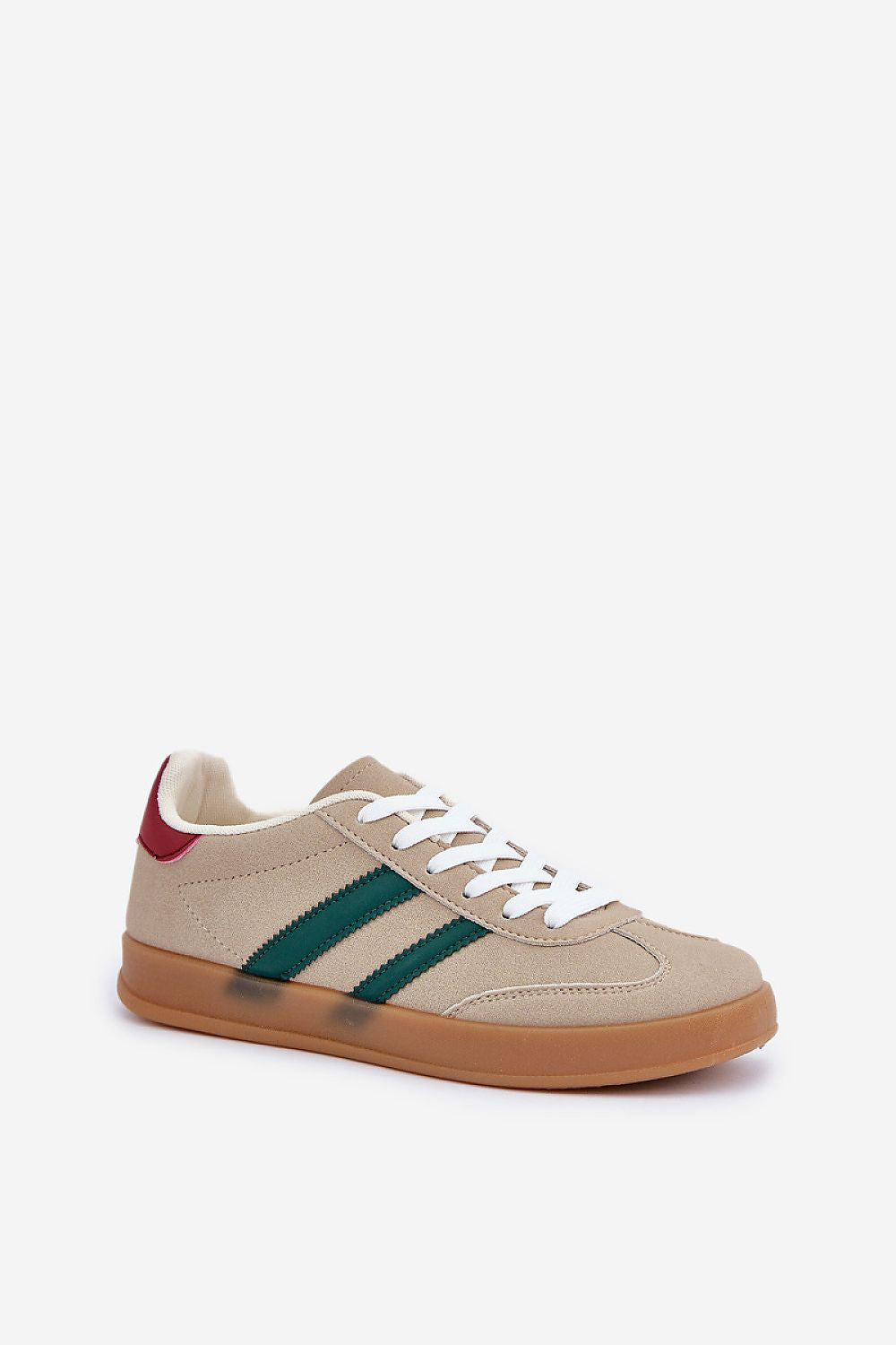 Elegant Women's Eco Suede Low-Top Sneakers With Comfort Foam Insole, Sizes EU 36-41