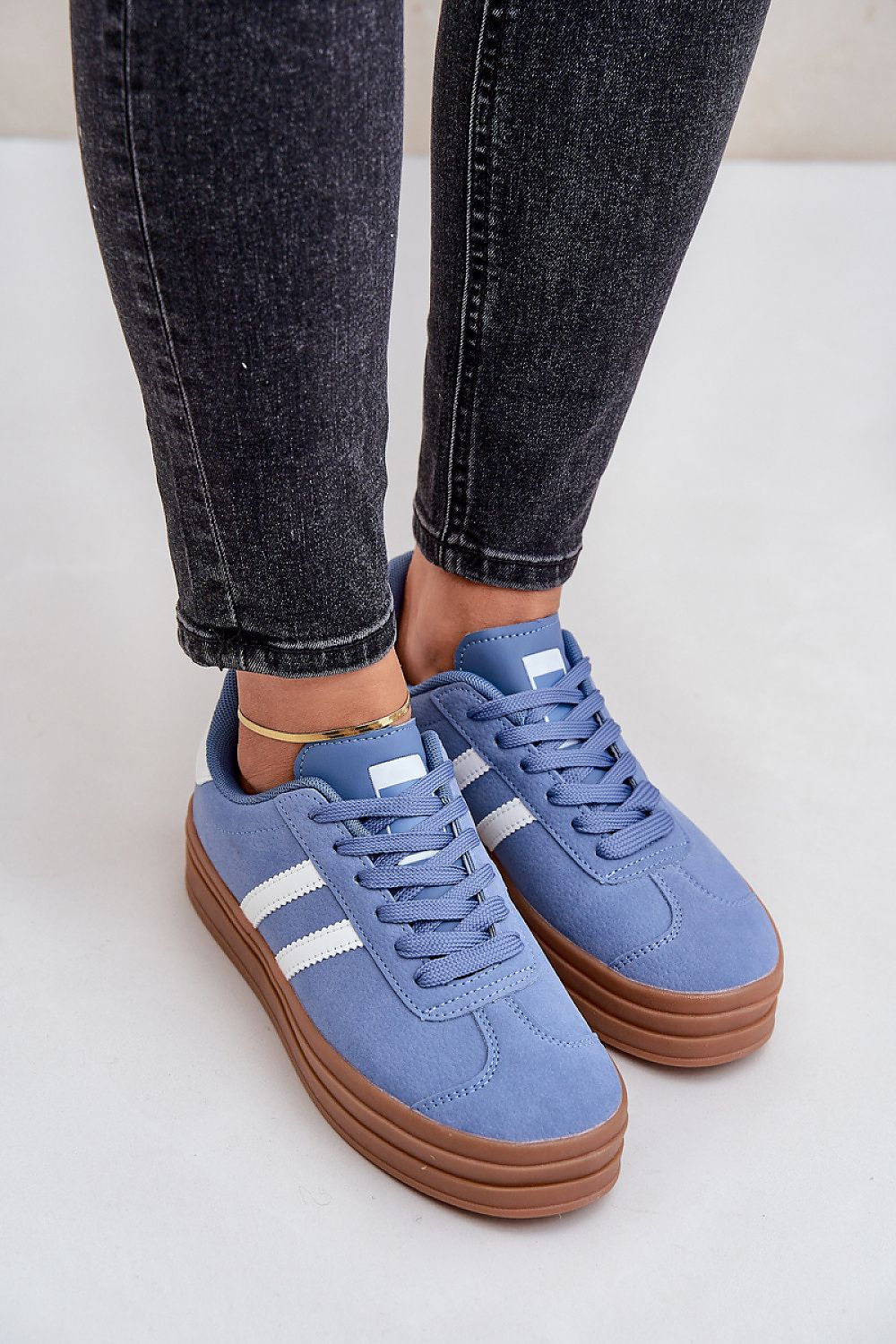 Women's Platform Sneakers Size EU 36-41 | Stylish Imitation Leather with Comfort Insole