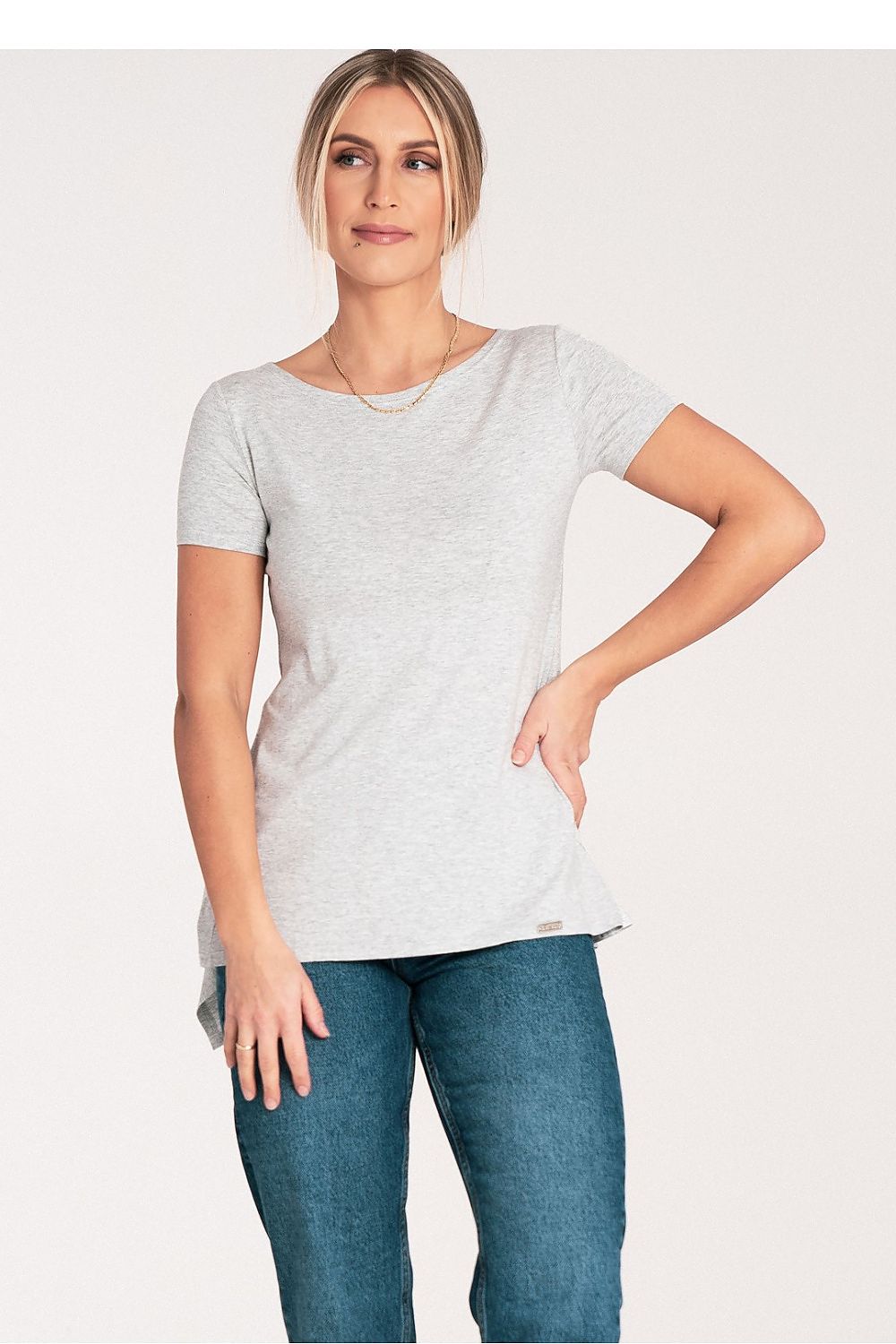Luxury Figl Long Sleeve Blouse With Frill Cutout – Available In EU S, M, L, XL | US S, M, L, XL