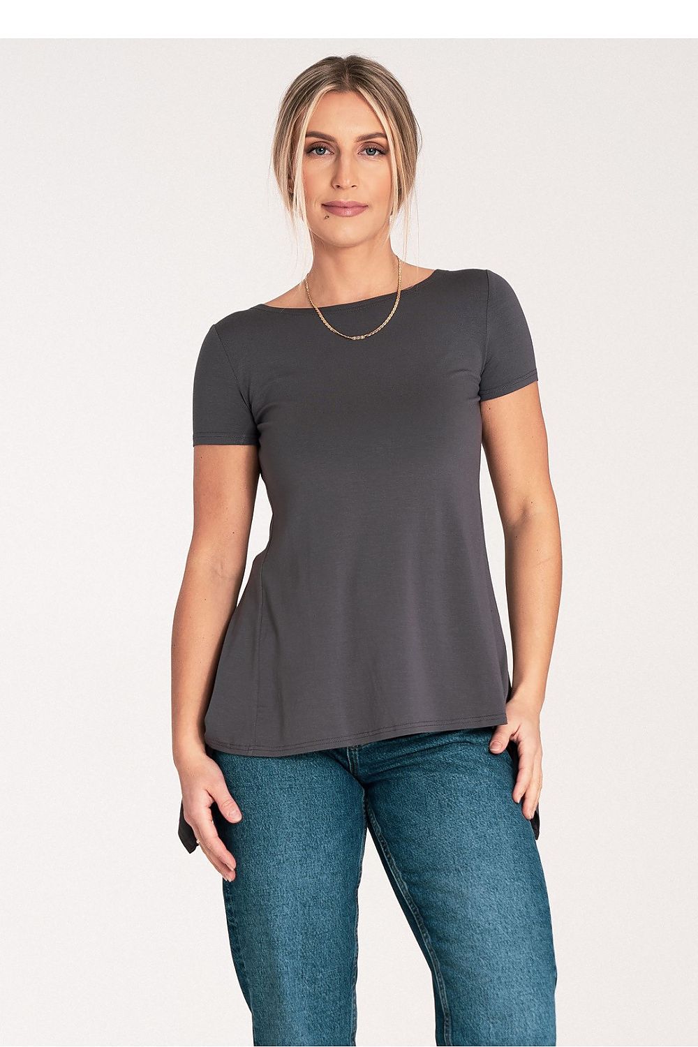 Luxury Figl Long Sleeve Blouse With Frill Cutout – Available In EU S, M, L, XL | US S, M, L, XL