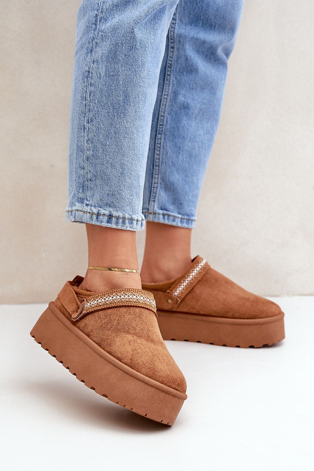 Step In Style Stylish Eco Suede Snow Boots with Fur Lining | EU 36-41