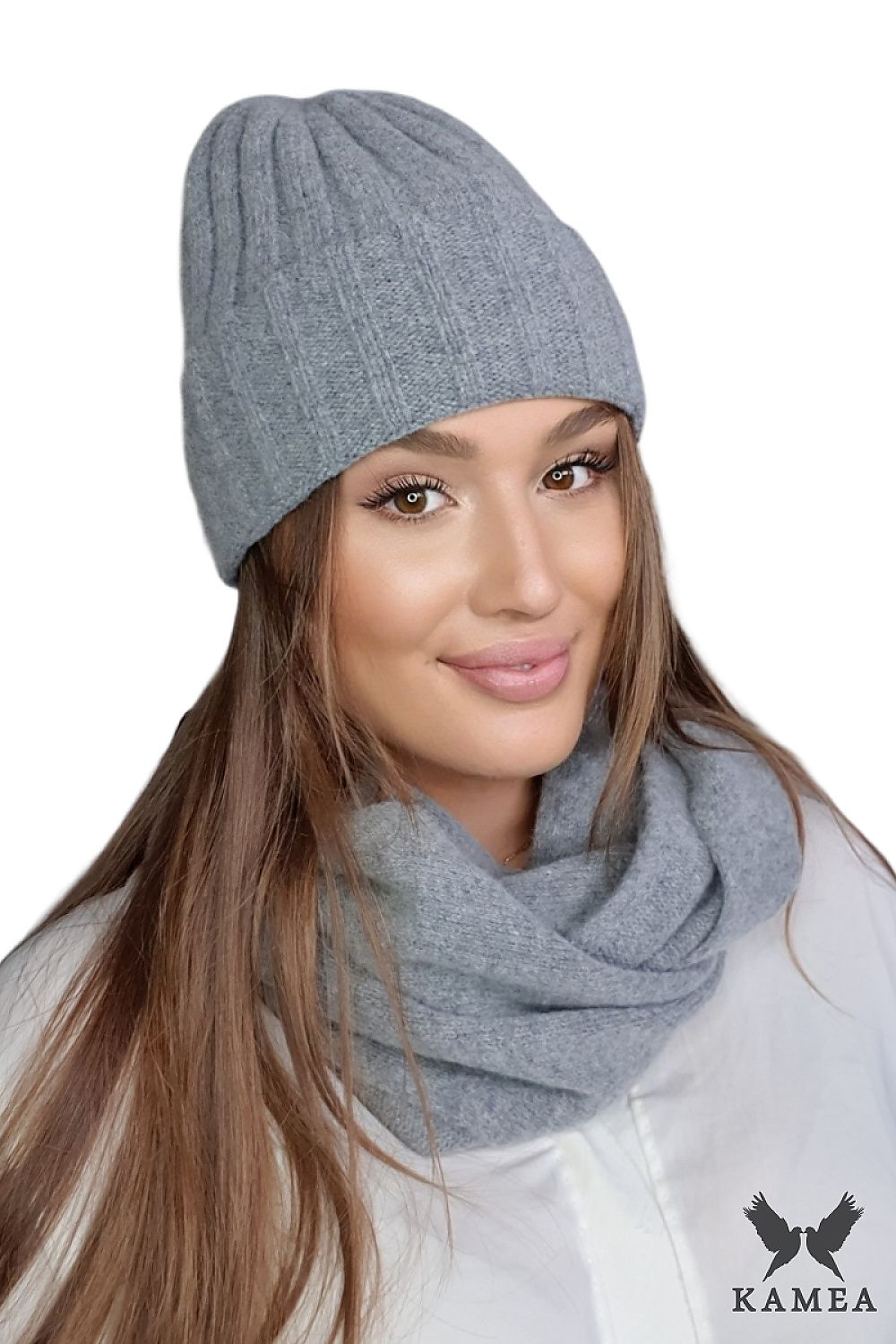 Premium TAHIRA Women's Woolen Hat in Lime with Structural Knit and Wide Cuff