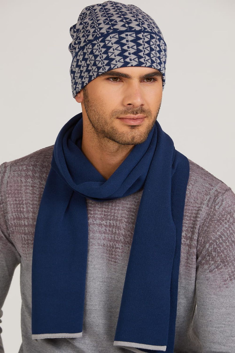 Kamea Pablo Premium Men’s Black Winter Hat - Luxurious Two-Tone Viscose Design