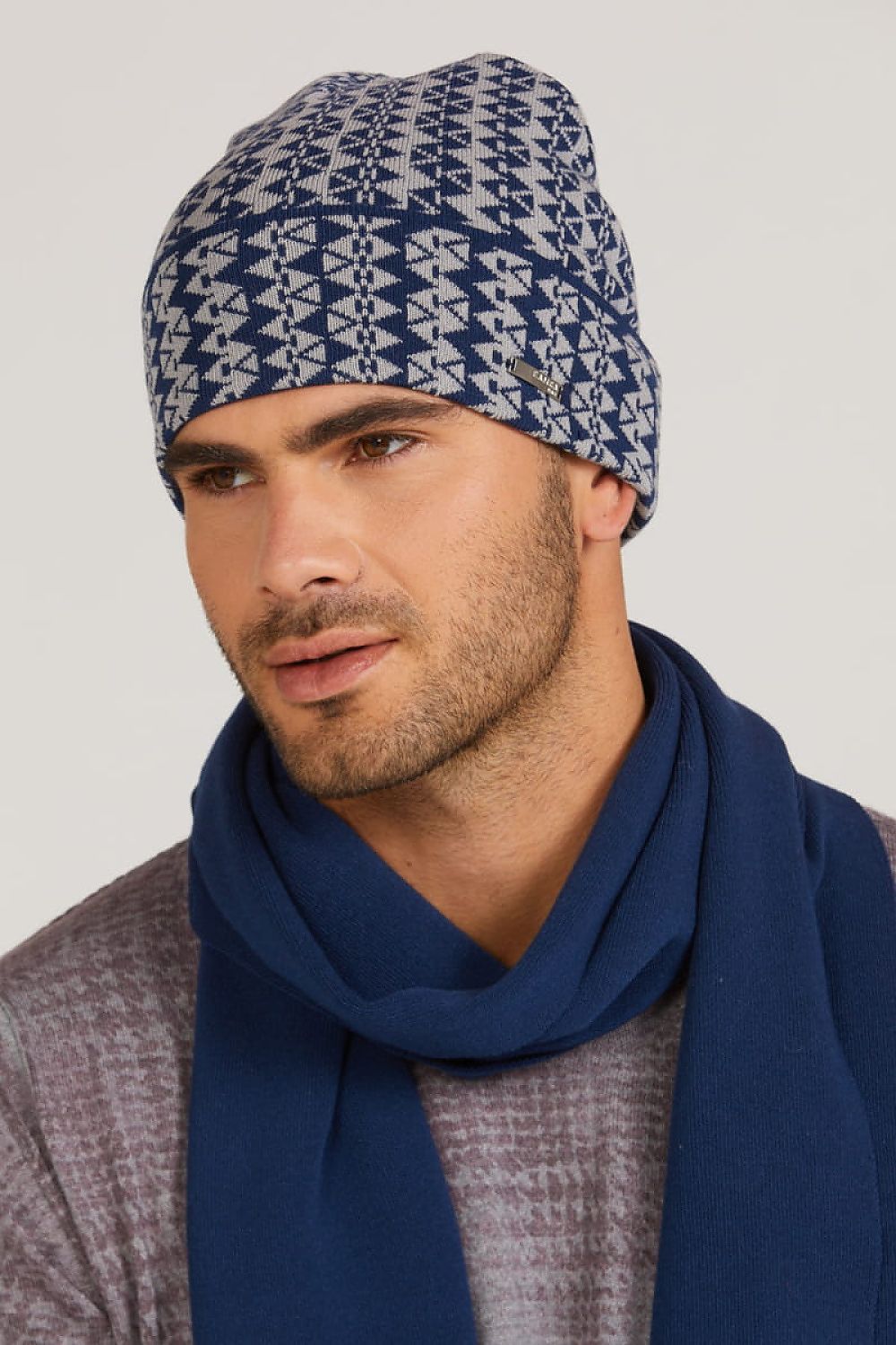 Kamea Pablo Premium Men’s Black Winter Hat - Luxurious Two-Tone Viscose Design