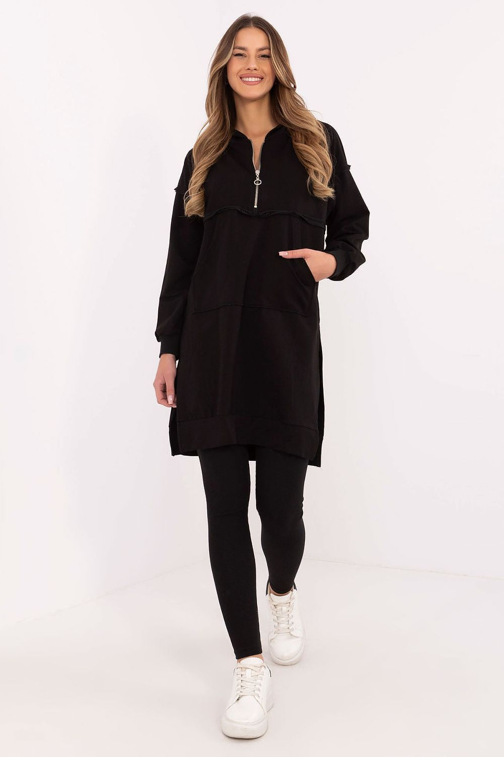 Luxury Women's Hoodie And Leggings Set, Size EU 0, Cotton Blend, Comfort Fit For Casual Styling