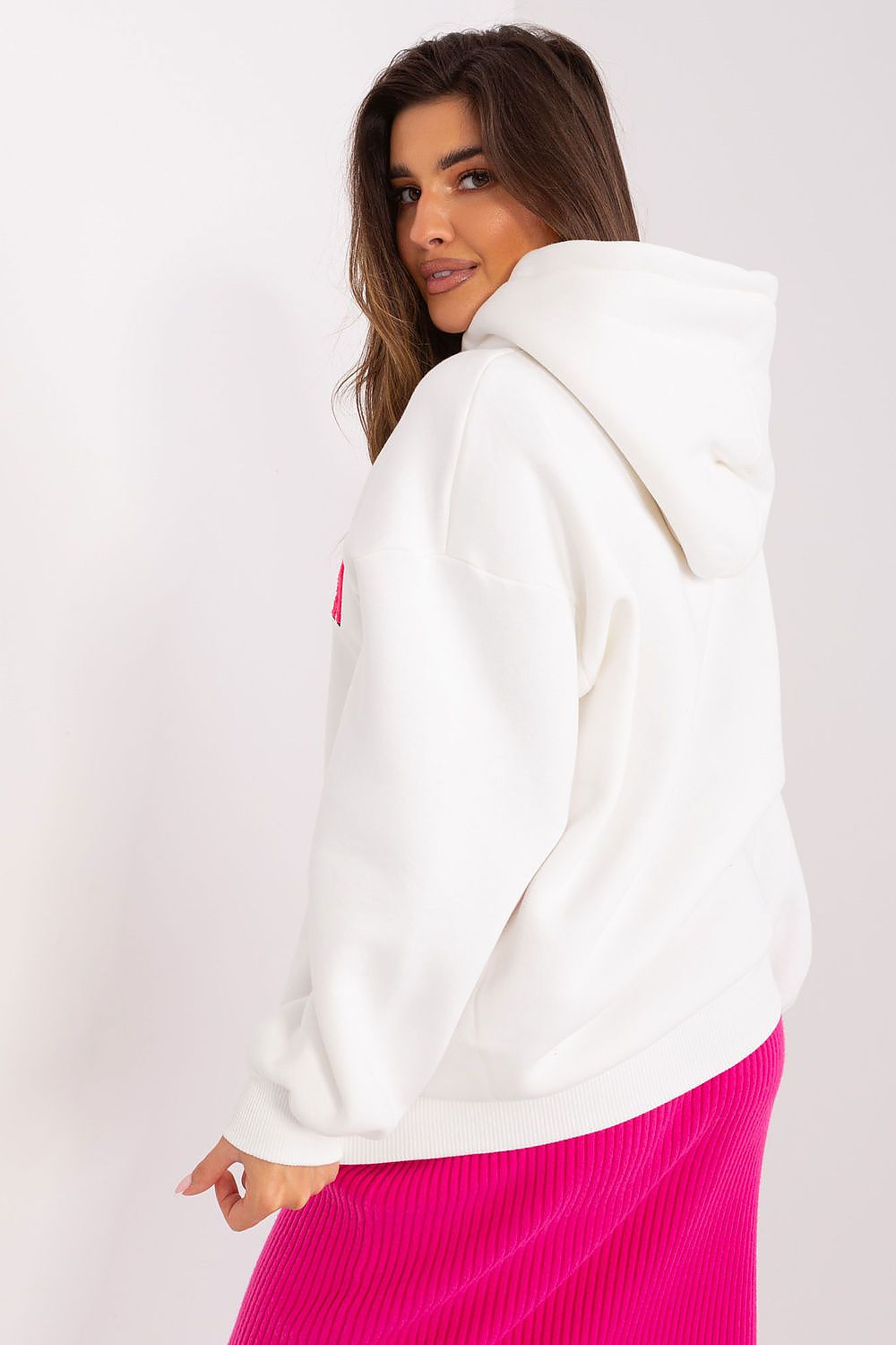 Luxury Women's Hooded Sweatshirt EU Size 0 - Stylish Cotton-Polyester Blend by Factory Price