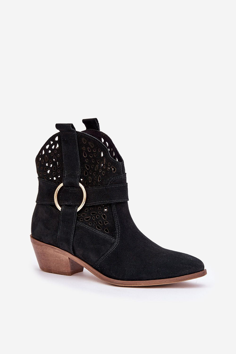 Step In Style Women's Elegant Suede Ankle Boots, Low Heel 4.5cm, EU 36-40