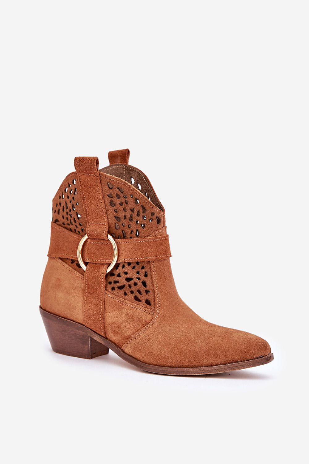 Step In Style Women's Elegant Suede Ankle Boots, Low Heel 4.5cm, EU 36-40
