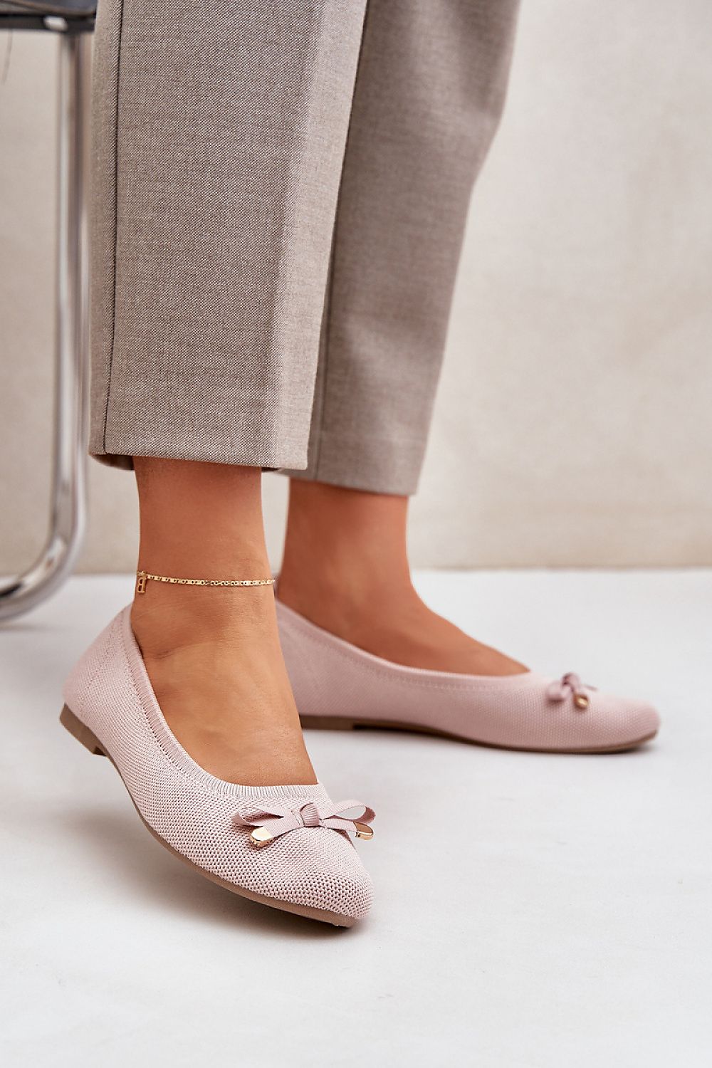 Step In Style Women's Ballet Flats - Elegant Mesh Design with Eco-Leather Insole, EU 36-41