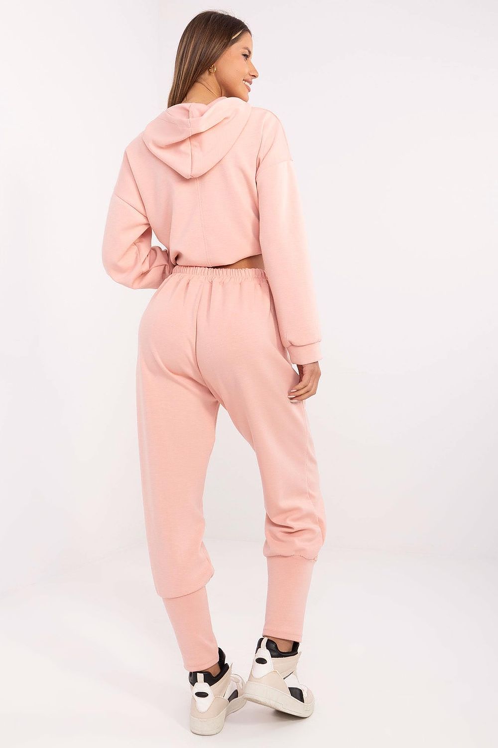 Italy Moda Women's High Waist Tracksuit Trousers, Size EU 0, Comfort Fit with Pockets