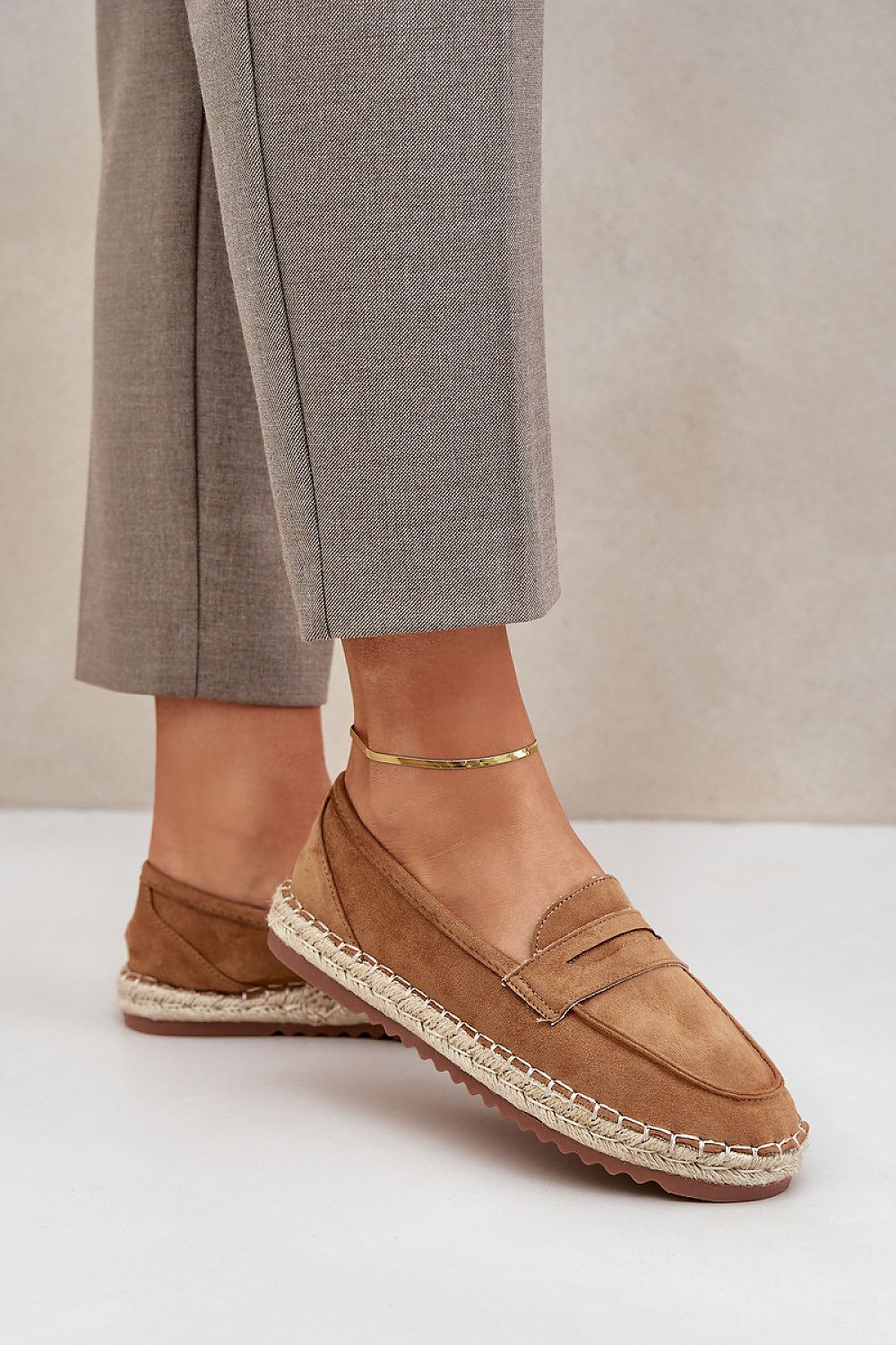 Luxury Women's Eco-Suede Espadrilles with Jute Detail, Size EU 36-41