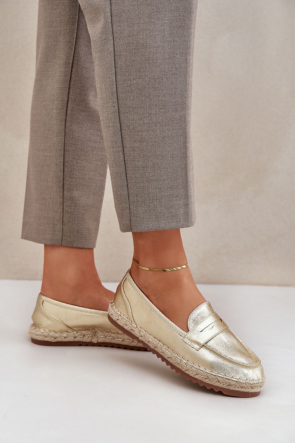 Luxury Women's Eco-Suede Espadrilles with Jute Detail, Size EU 36-41