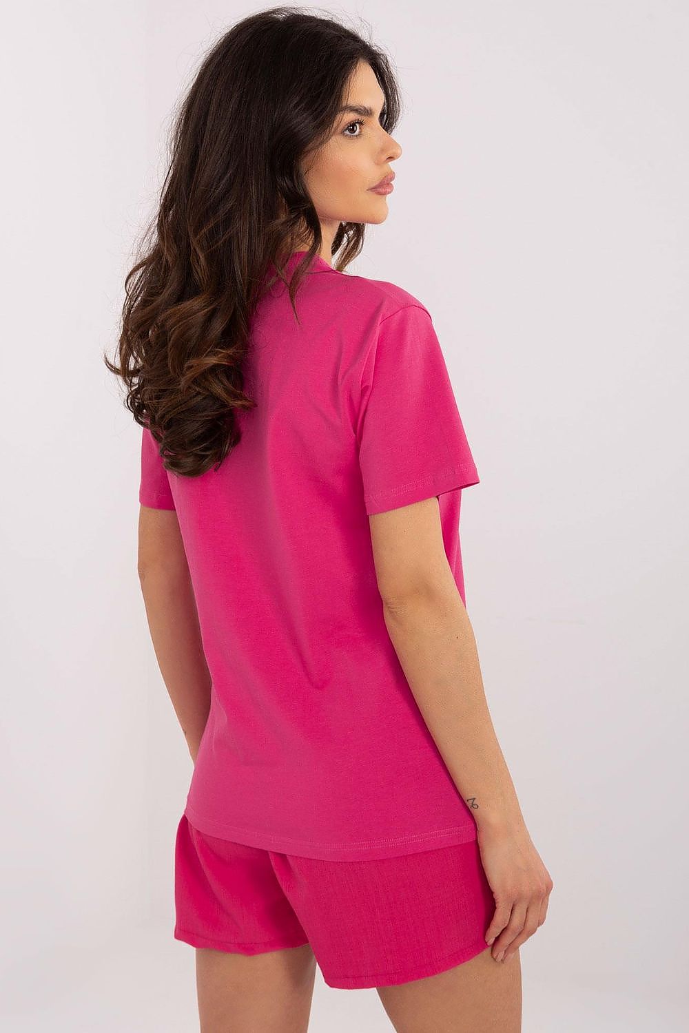 Women's Trendy Print T-Shirt in Sizes S to XL | Casual Comfort with Cotton and Spandex Blend