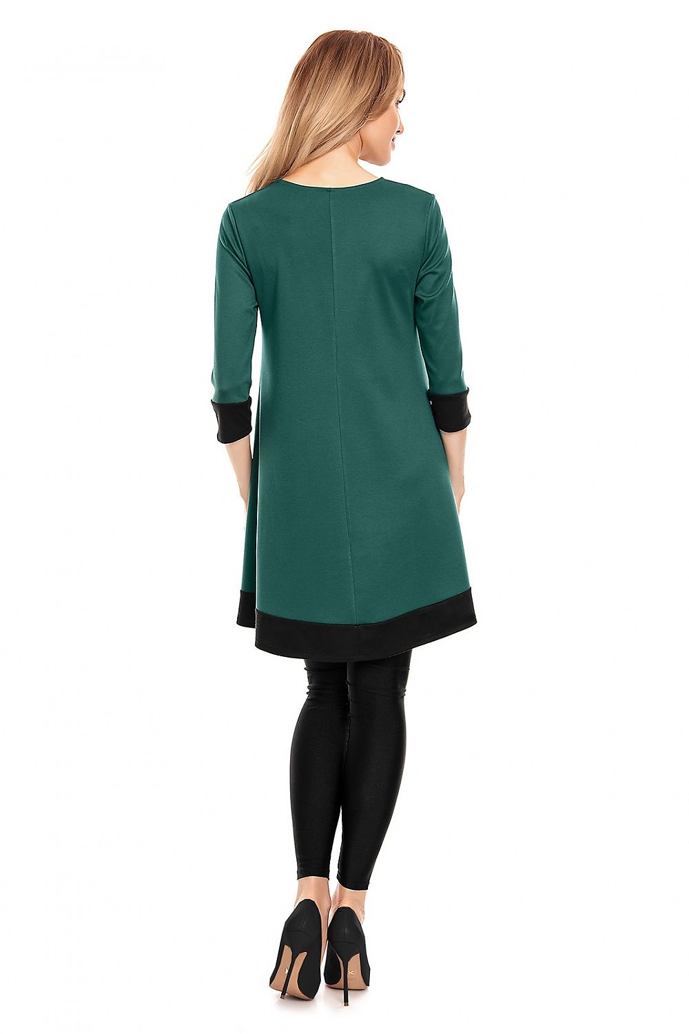 Asymmetrical Mini Pregnancy Dress by PeeKaBoo - Stylish & Flowing Maternity Wear