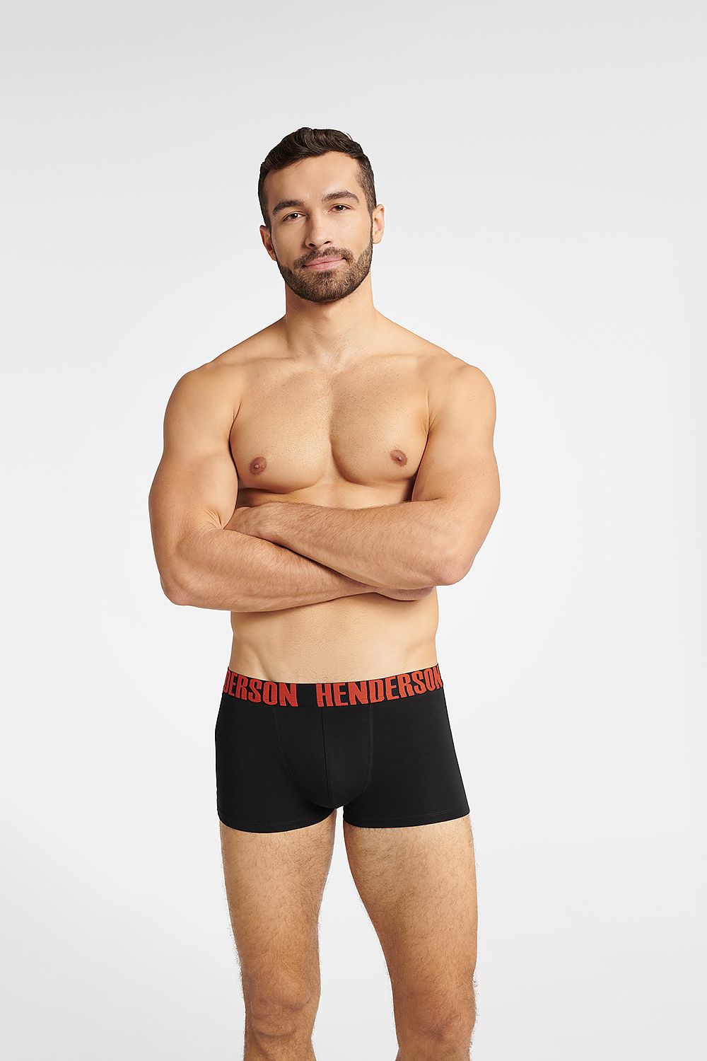 Henderson Set of 3 Black Cotton Boxer Shorts with Comfortable Fit and Stylish Elastic Waistbands