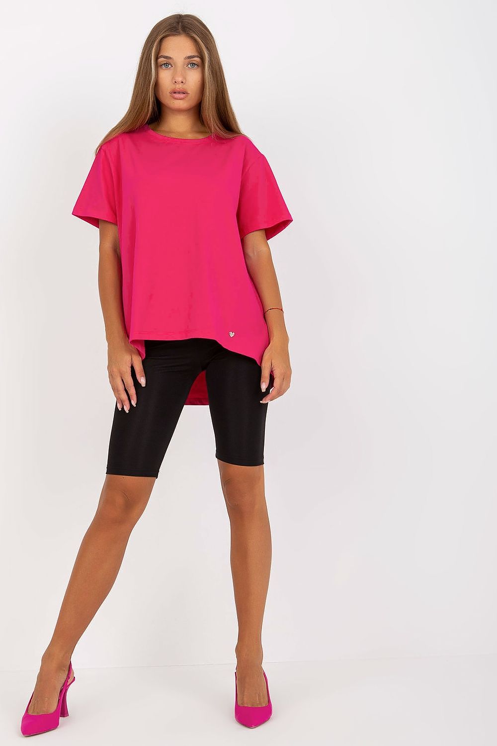Luxury Women's BFG T-Shirt – Short Sleeve, Round Neckline, 90% Cotton, 10% Spandex