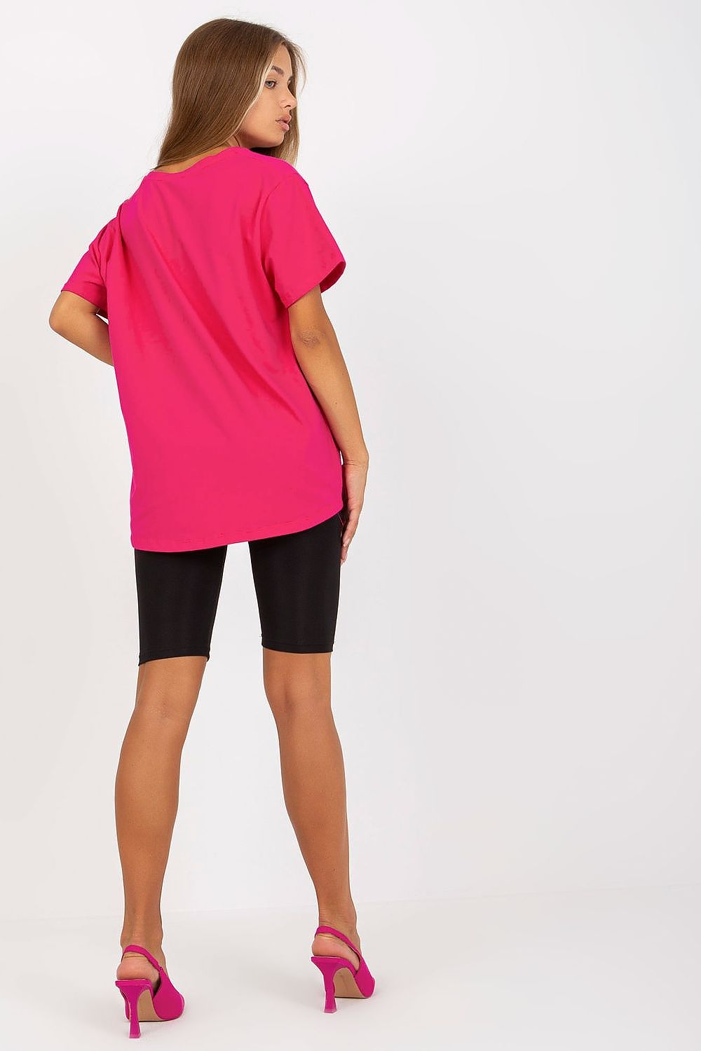 Luxury Women's BFG T-Shirt – Short Sleeve, Round Neckline, 90% Cotton, 10% Spandex