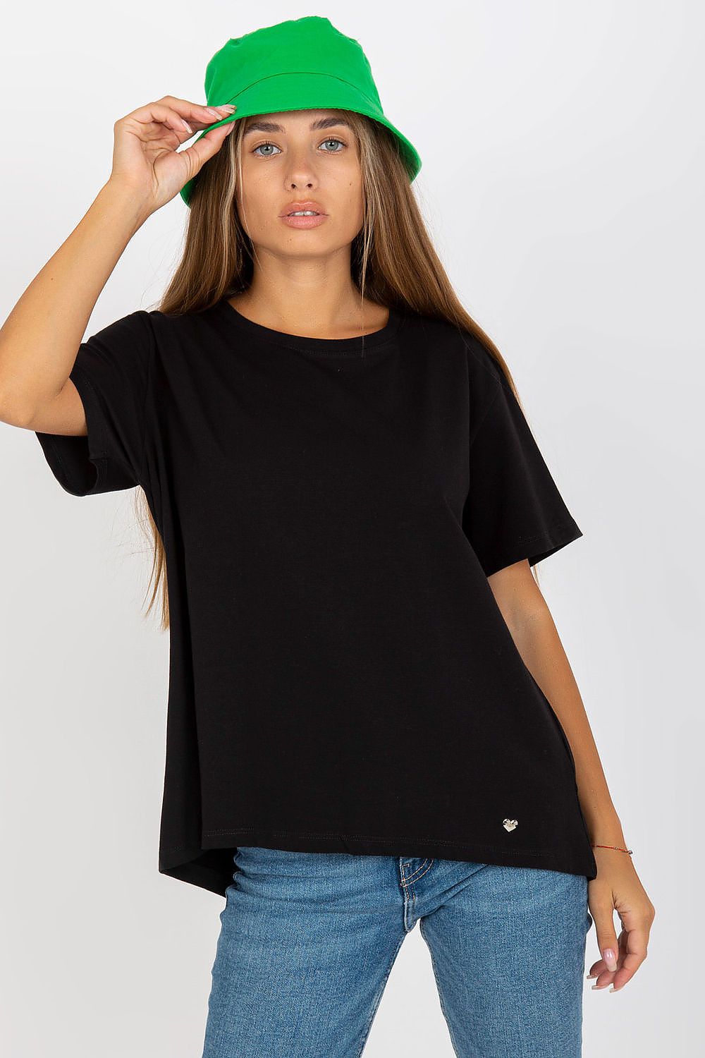 Luxury Women's BFG T-Shirt – Short Sleeve, Round Neckline, 90% Cotton, 10% Spandex