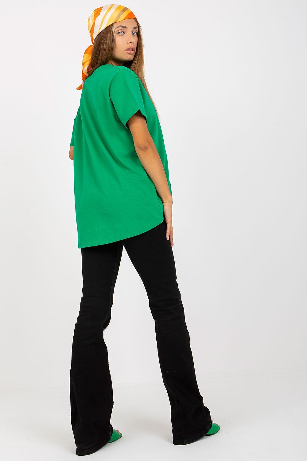 Luxury Women's BFG T-Shirt – Short Sleeve, Round Neckline, 90% Cotton, 10% Spandex