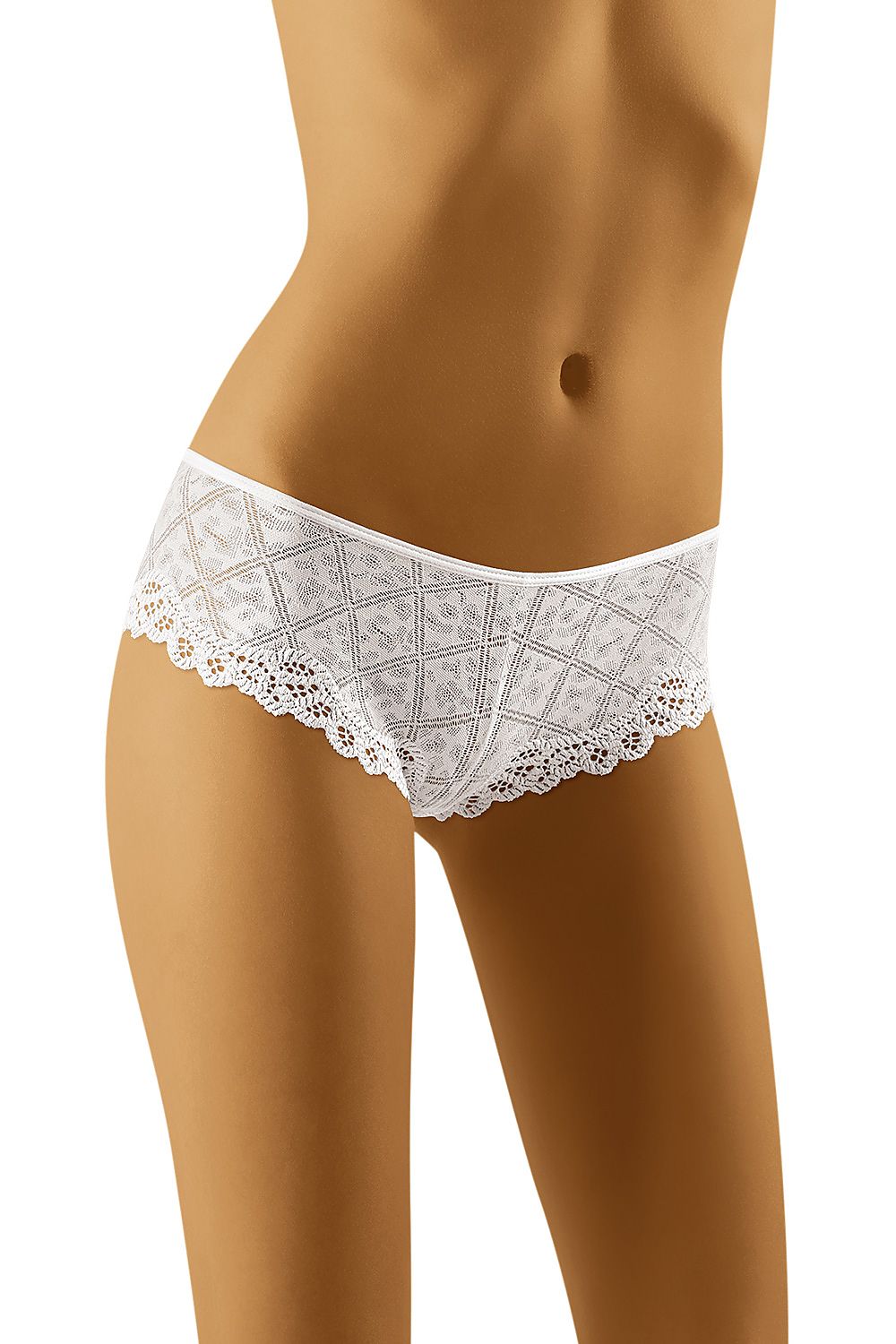 Elegant Wolbar Panties with Lace Detail, Soft Stretchy Knit, Perfect Feminine Fit