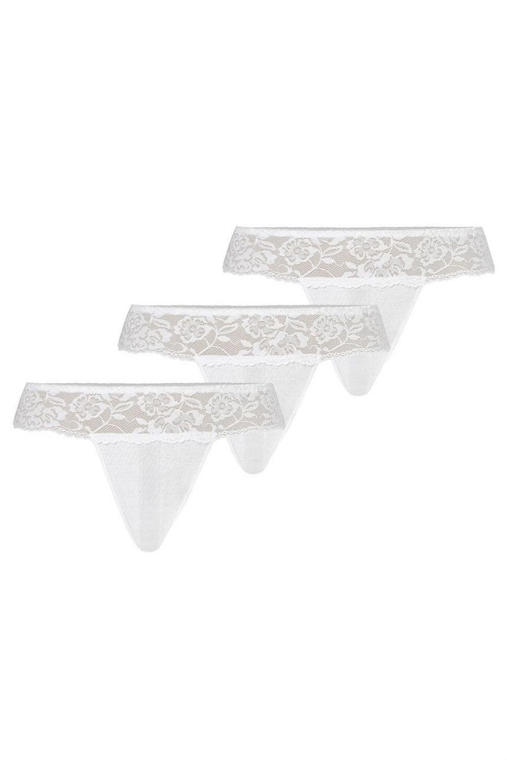 Teyli Women's Black Lace Thong Set - Elegant 3-Pack with Fine Mesh Detailing, Sizes XS-XXL