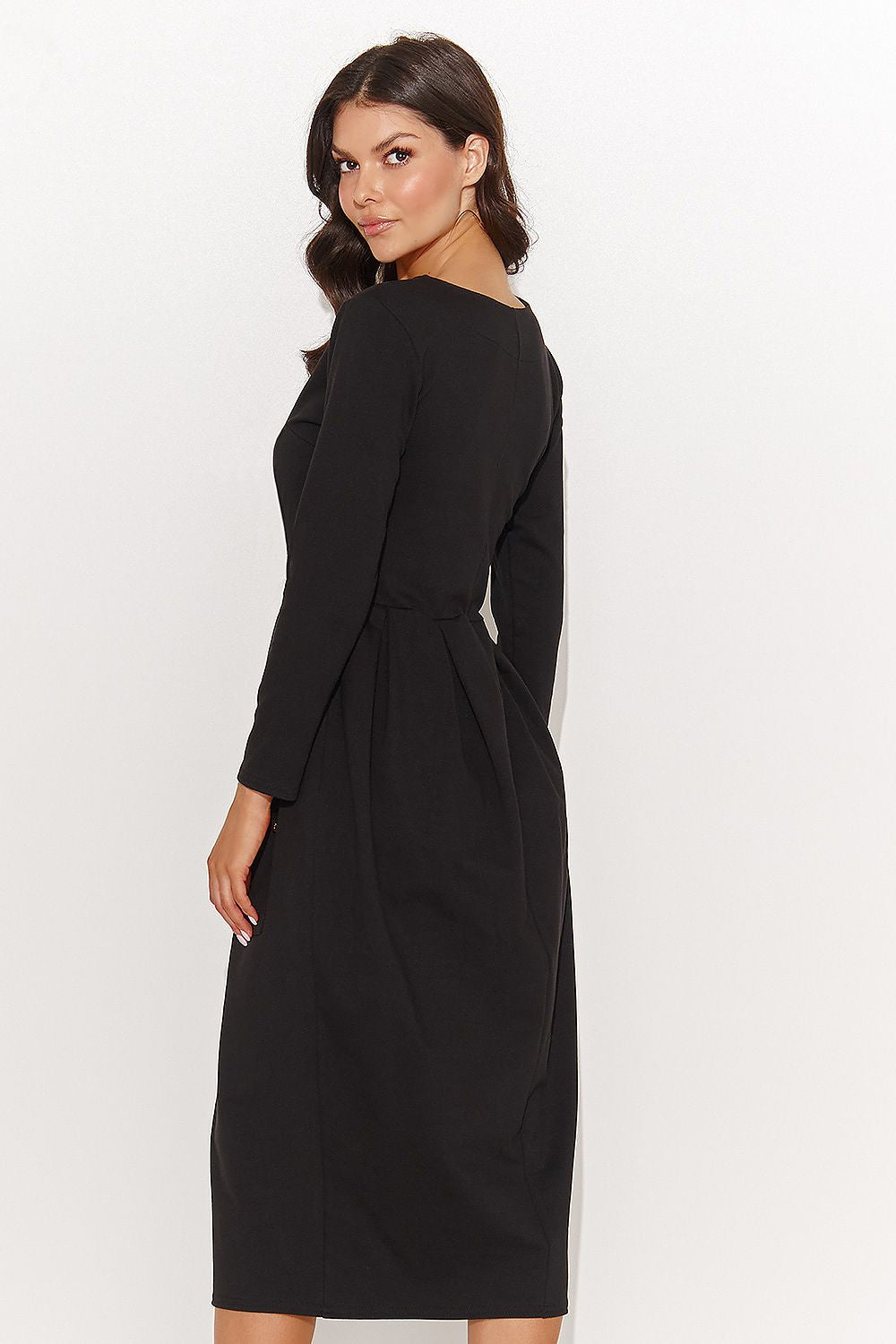 Chic Numinou Daydress - Casual Knee-Length Dress in Khaki, Sand & Black with Pockets