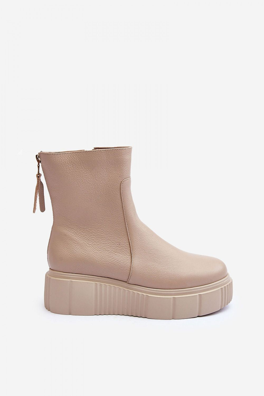 Luxury Women's Natural Leather Boots with Insulation | 5.5cm Heel | Sizes EU 36-40