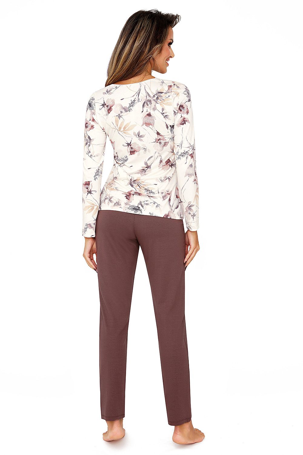 Elegant Belinda Classic Pyjamas Set with Lace Trim, Heather Shorts and Floral Design - Luxury Nightwear