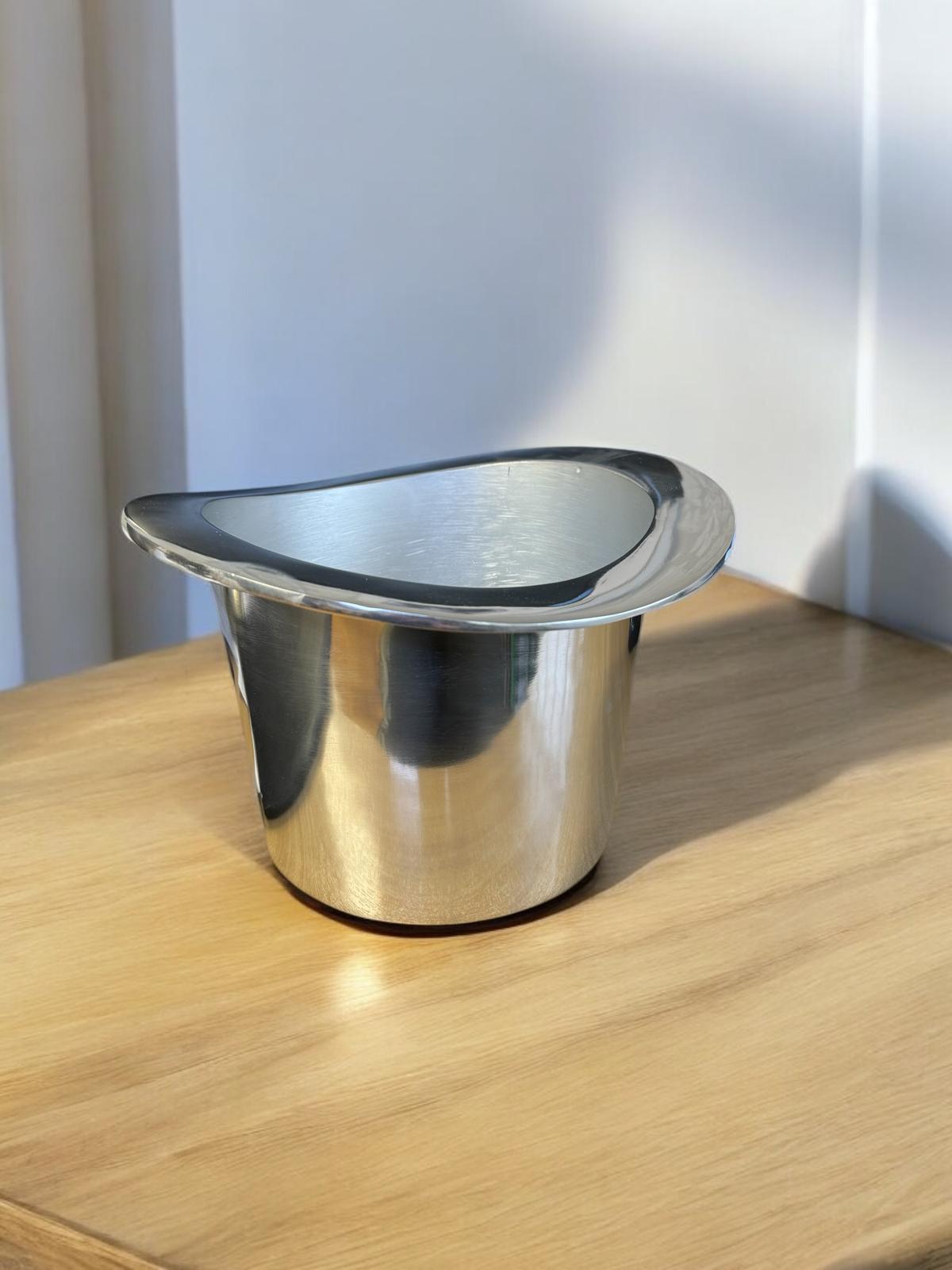 30CM ALUMINIUM GENTLEMAN HAT CHAMPAGNE BUC