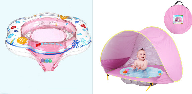Baby Beach Tent Kids Outdoor Camping Easy Fold Up Waterproof Up Sun Awning Tent UV-protecting