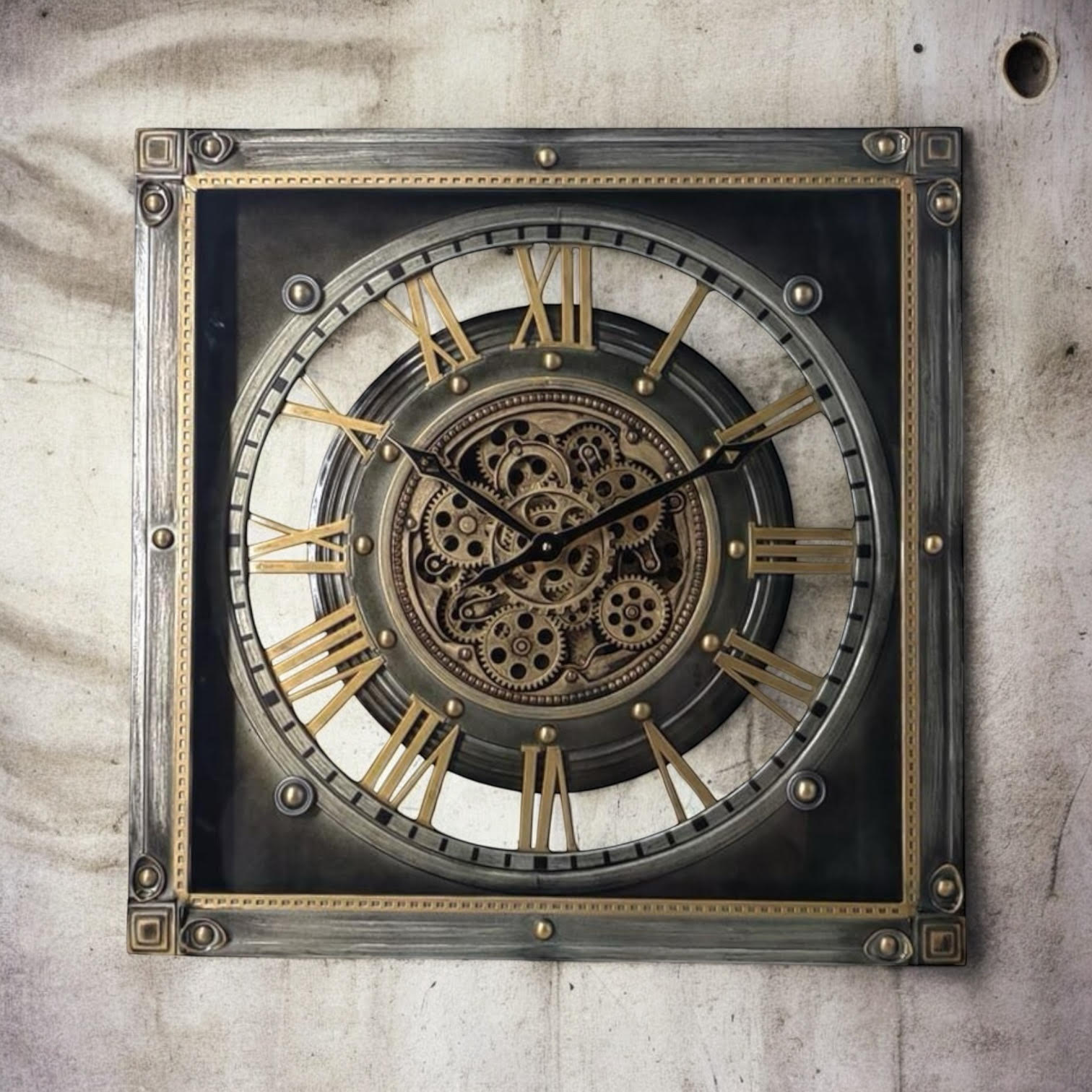 60CM GEAR CLOCK