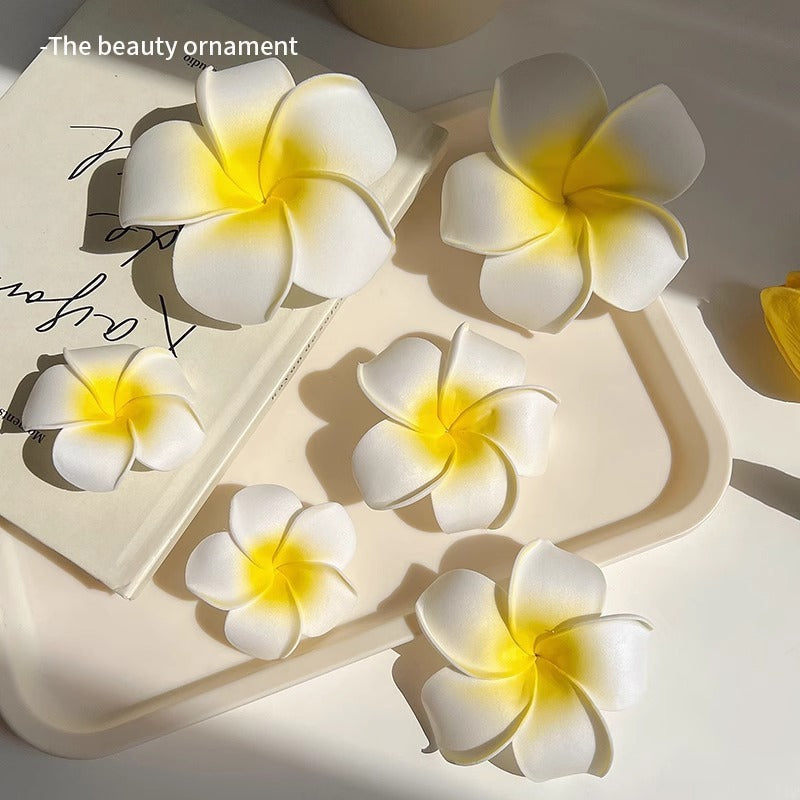 Princess On The Run Plumeria Rubra Hairpin Headdress